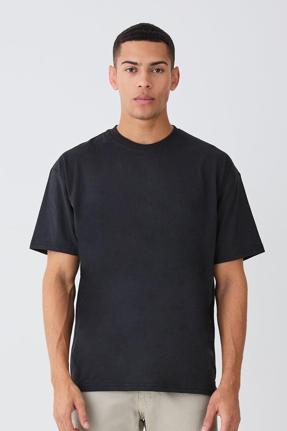 Men's Crew Neck T-Shirts, Oversized & Round Neck