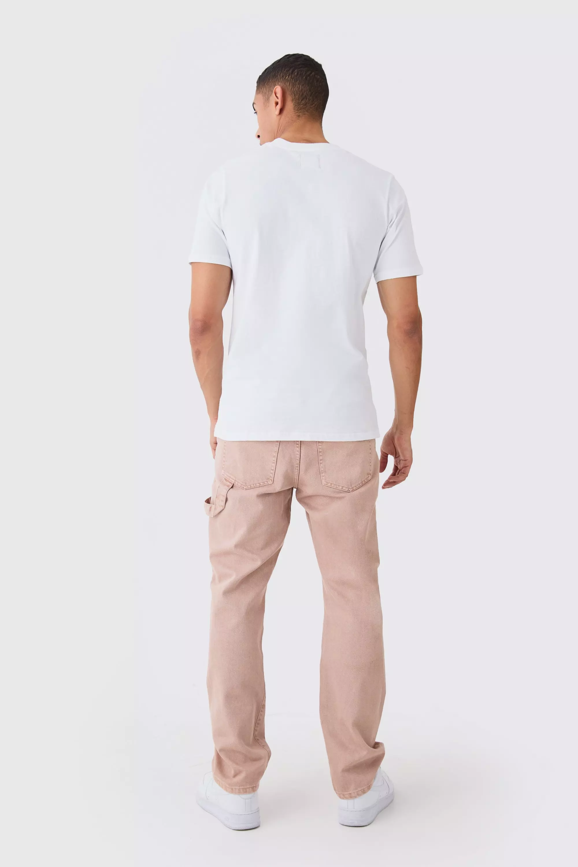 White Regular Fit Basic Crew Neck T Shirt alternative image