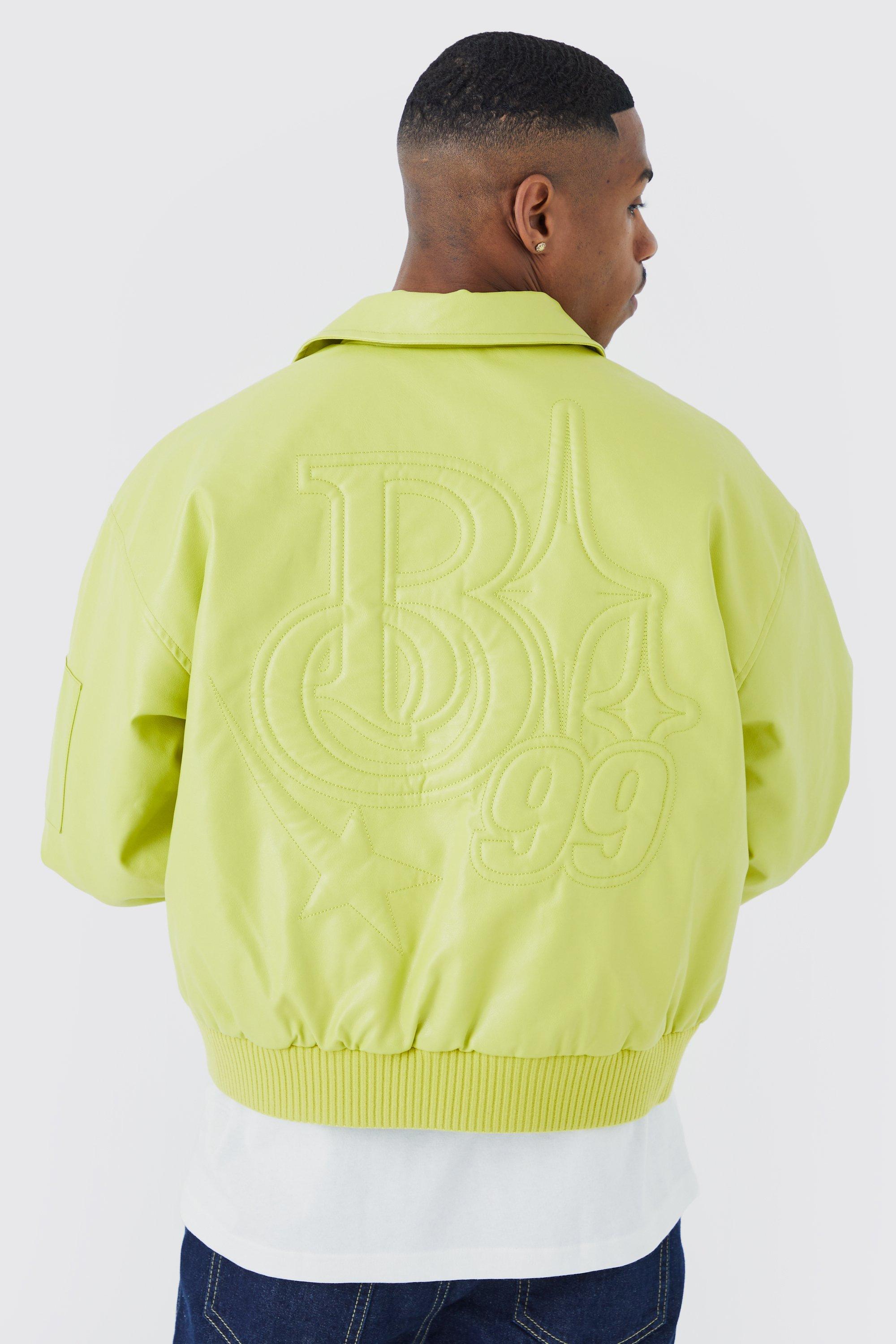 Lime green bomber outlet jacket