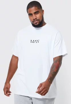 White Plus Original Man Print T-shirt