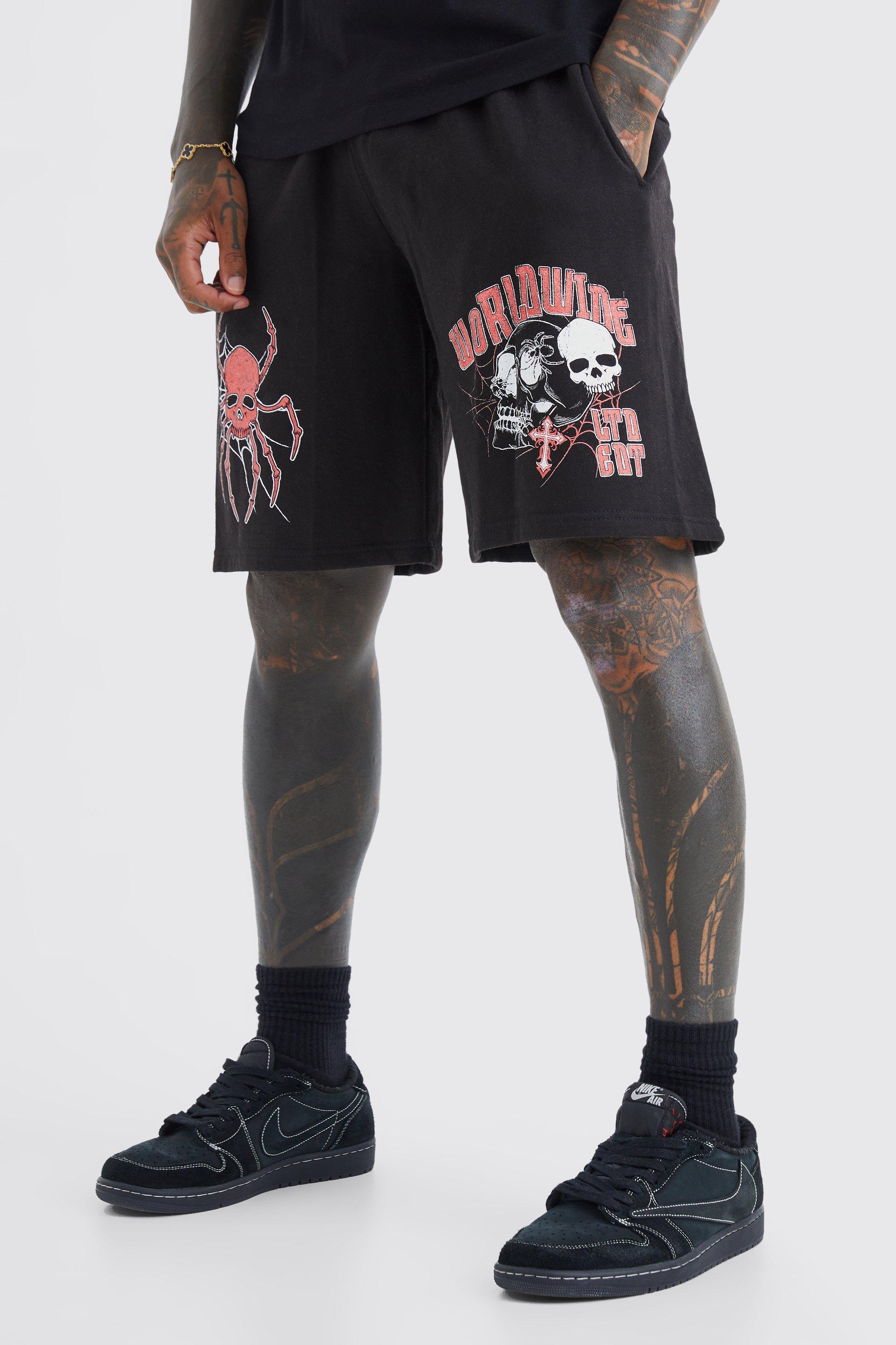 Amiri Jacquard Jersey Shorts In in Gray for Men