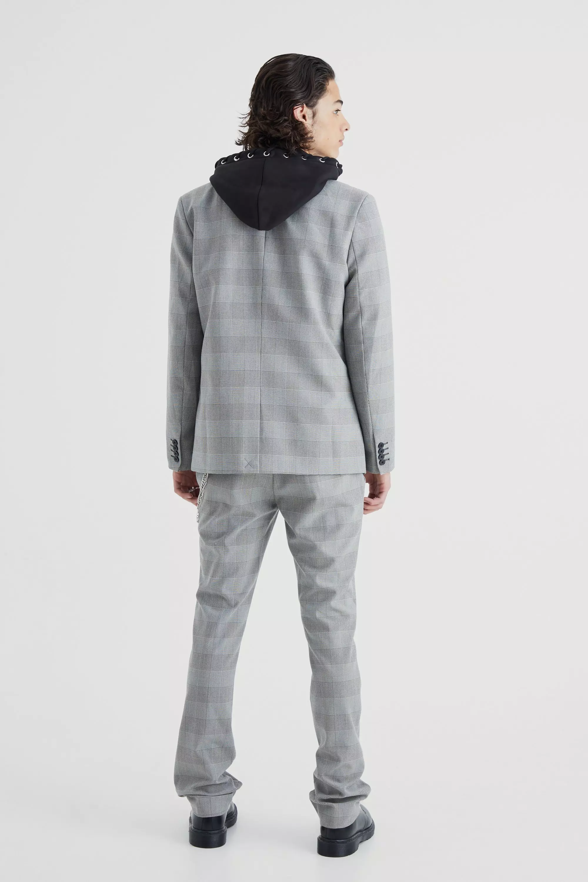 Pantalon skinny à chaîne, Grey autre image