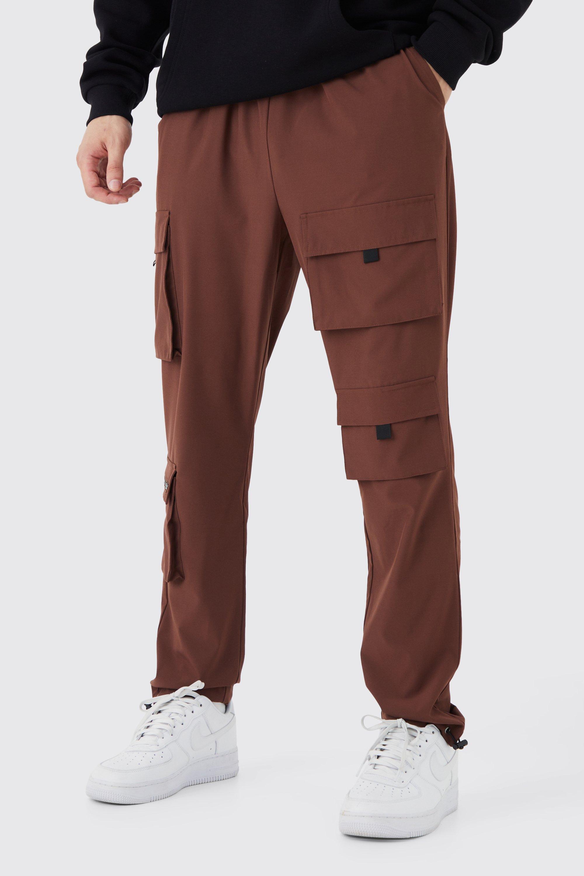 Tall Slim Fit 4 Way Stretch Pintuck Trouser