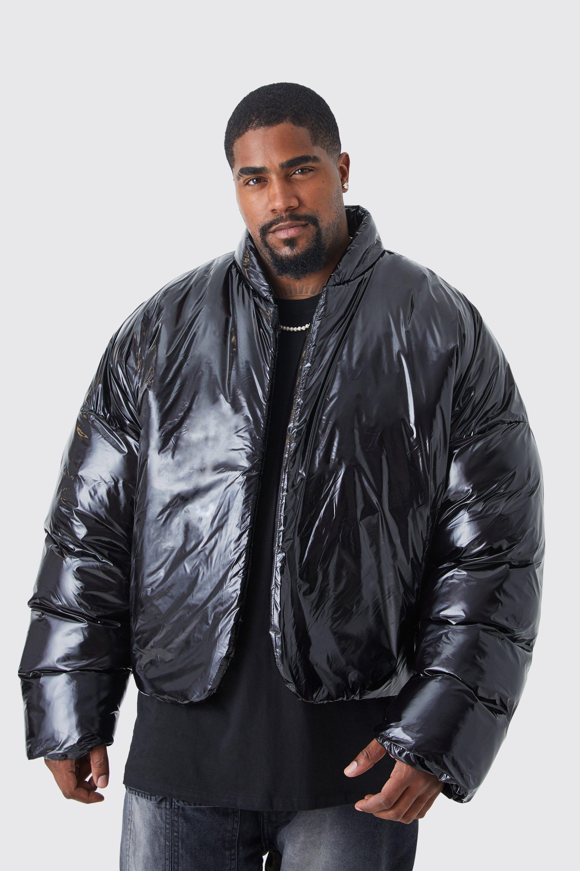 Oversized puffer bomber jacket online