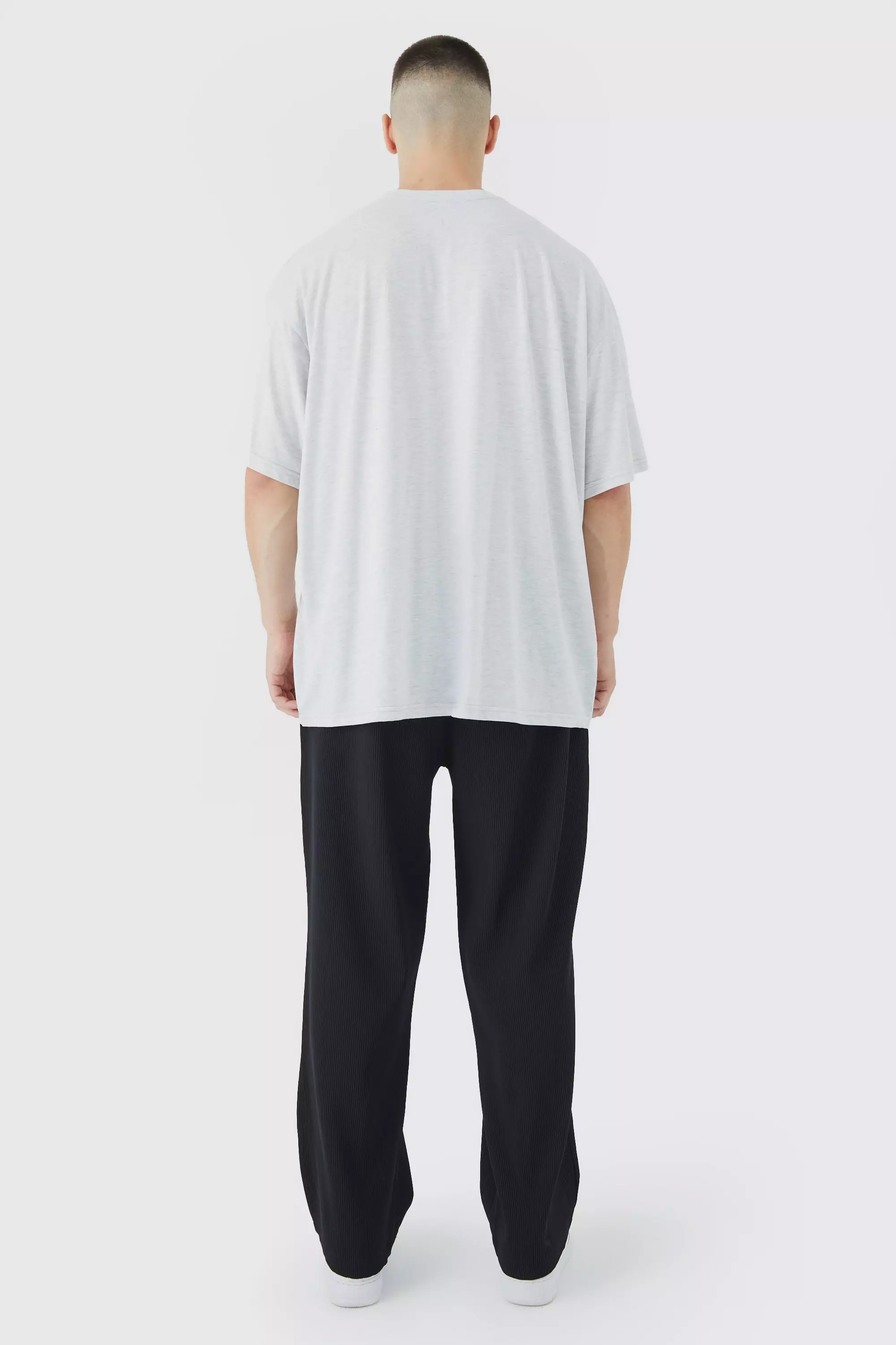 Tall lockere Hose mit elastischem Bund, Black alternatives Bild