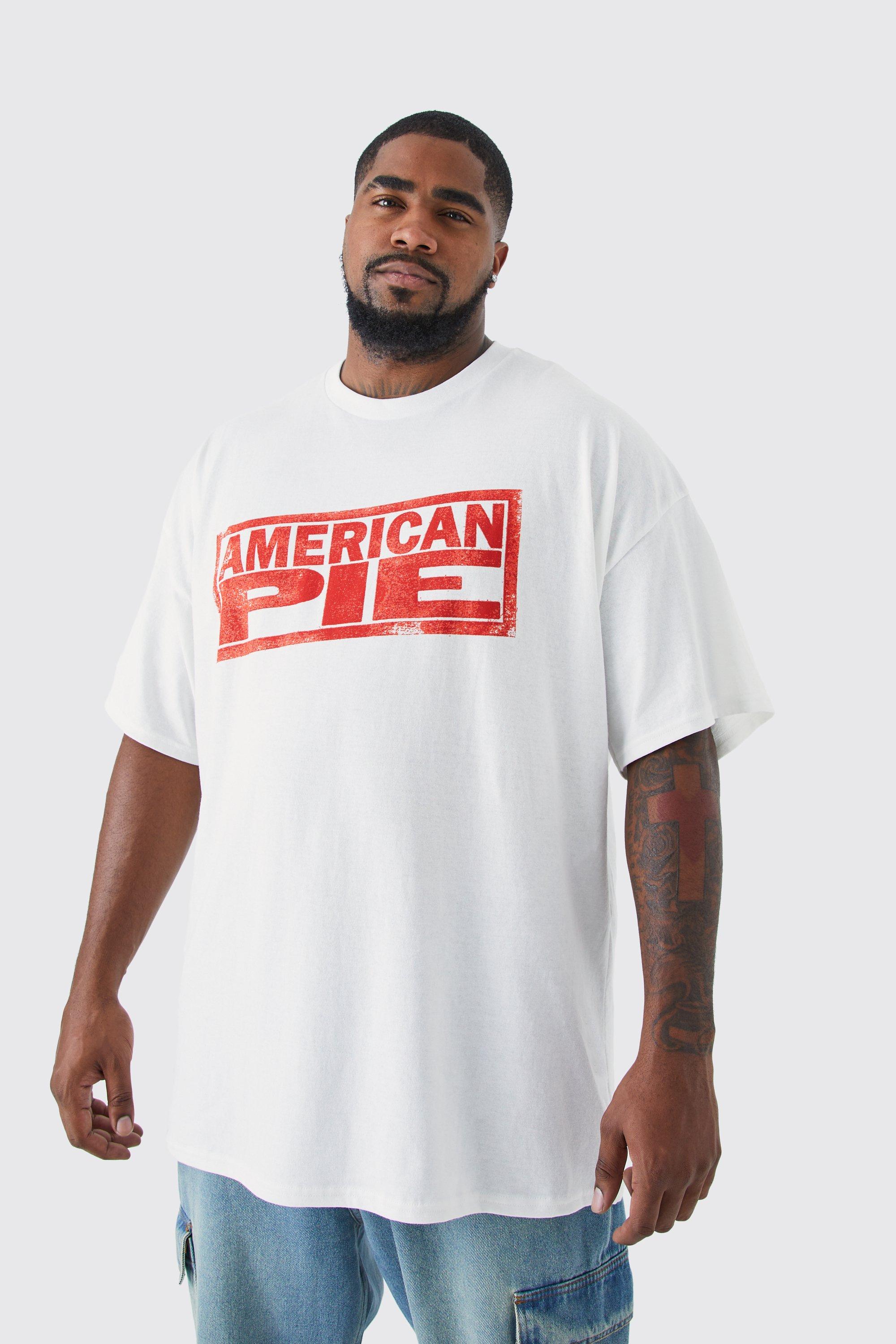 Plus American Pie License T shirt boohooMAN UK