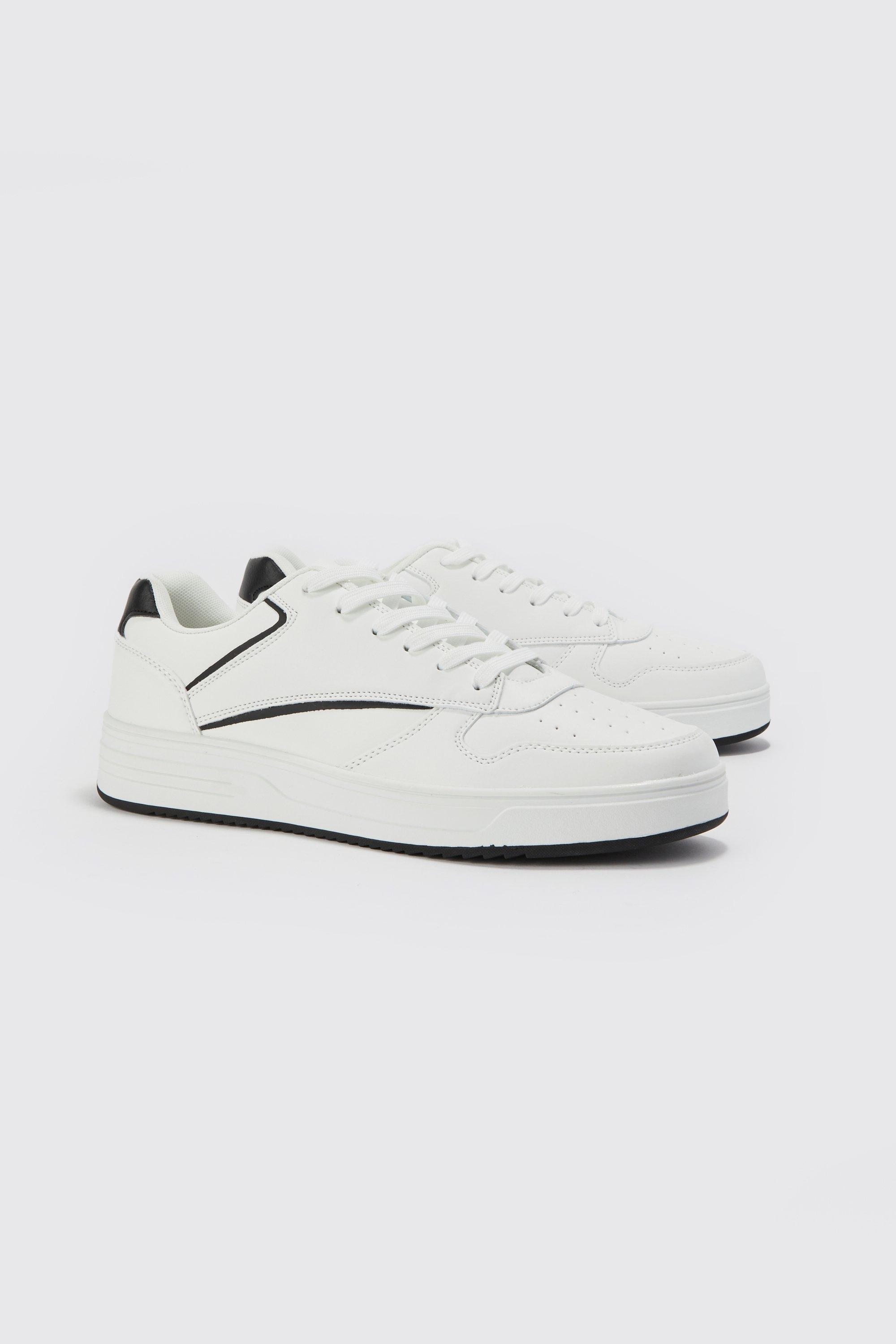 Boohooman sales white trainers