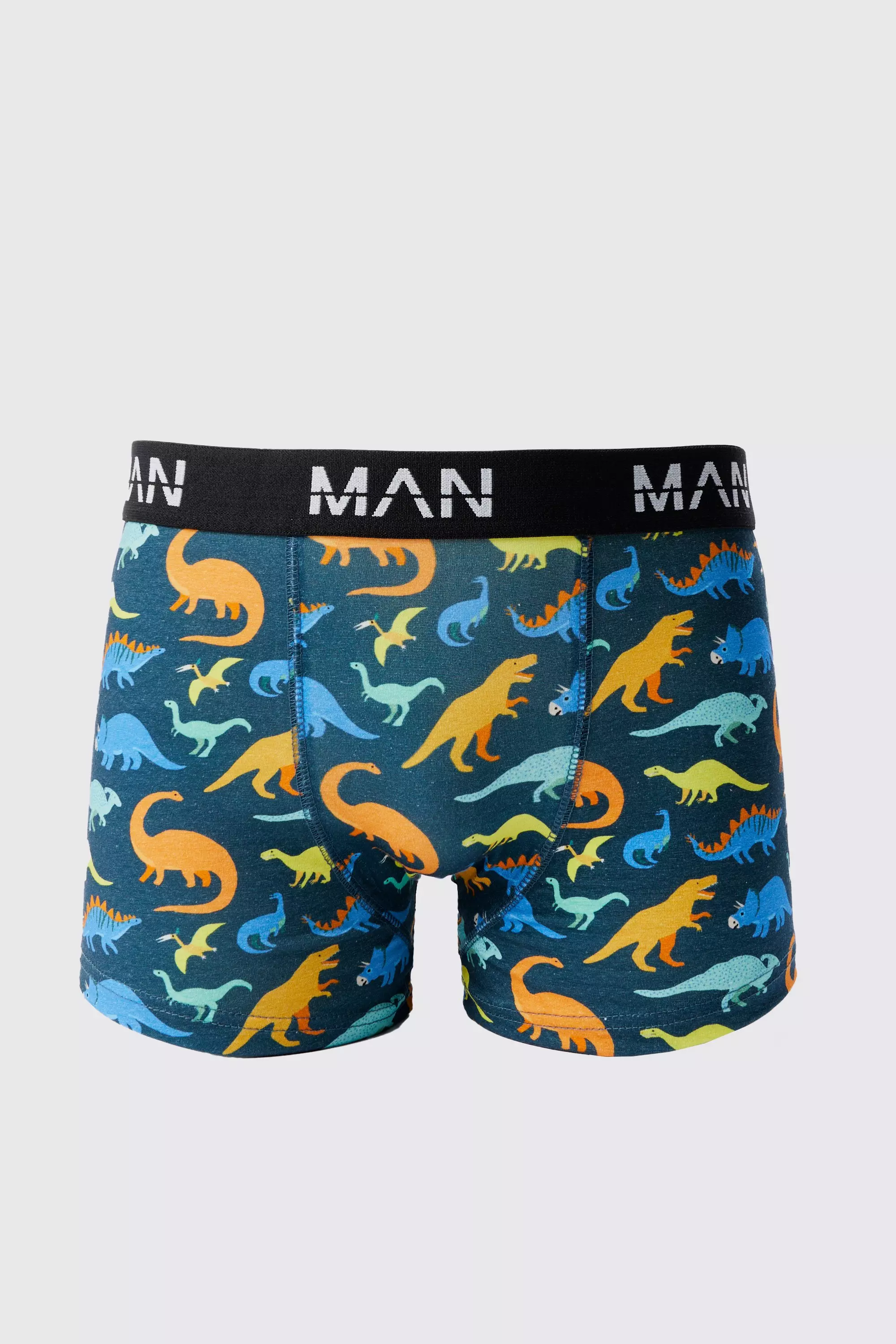 Dinosaur Print Boxers Navy