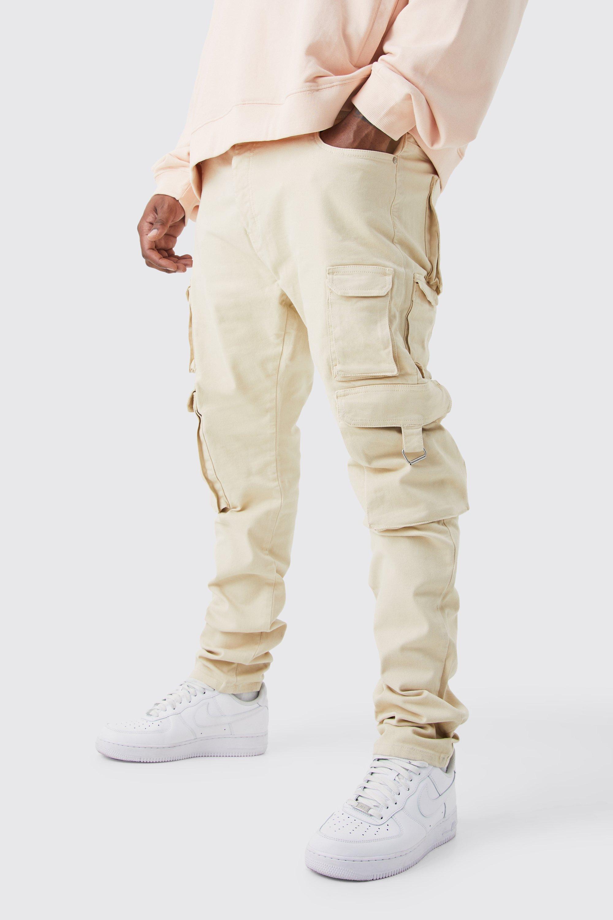 Moving Different Mineral Wash Cargo Pant - Ivory/combo