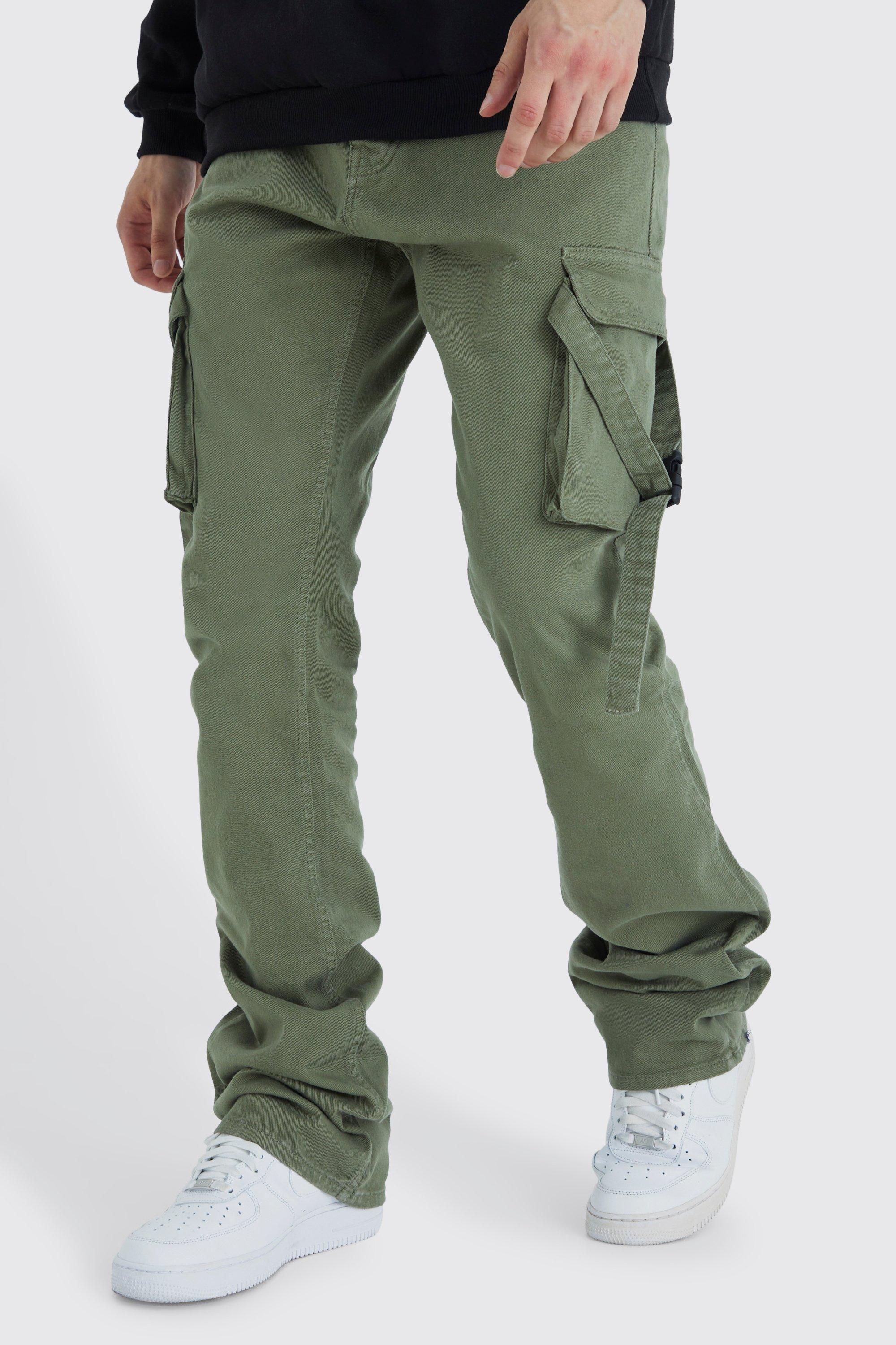 Original Man Reflective Shell Strap Cargo Pants | boohooMAN USA