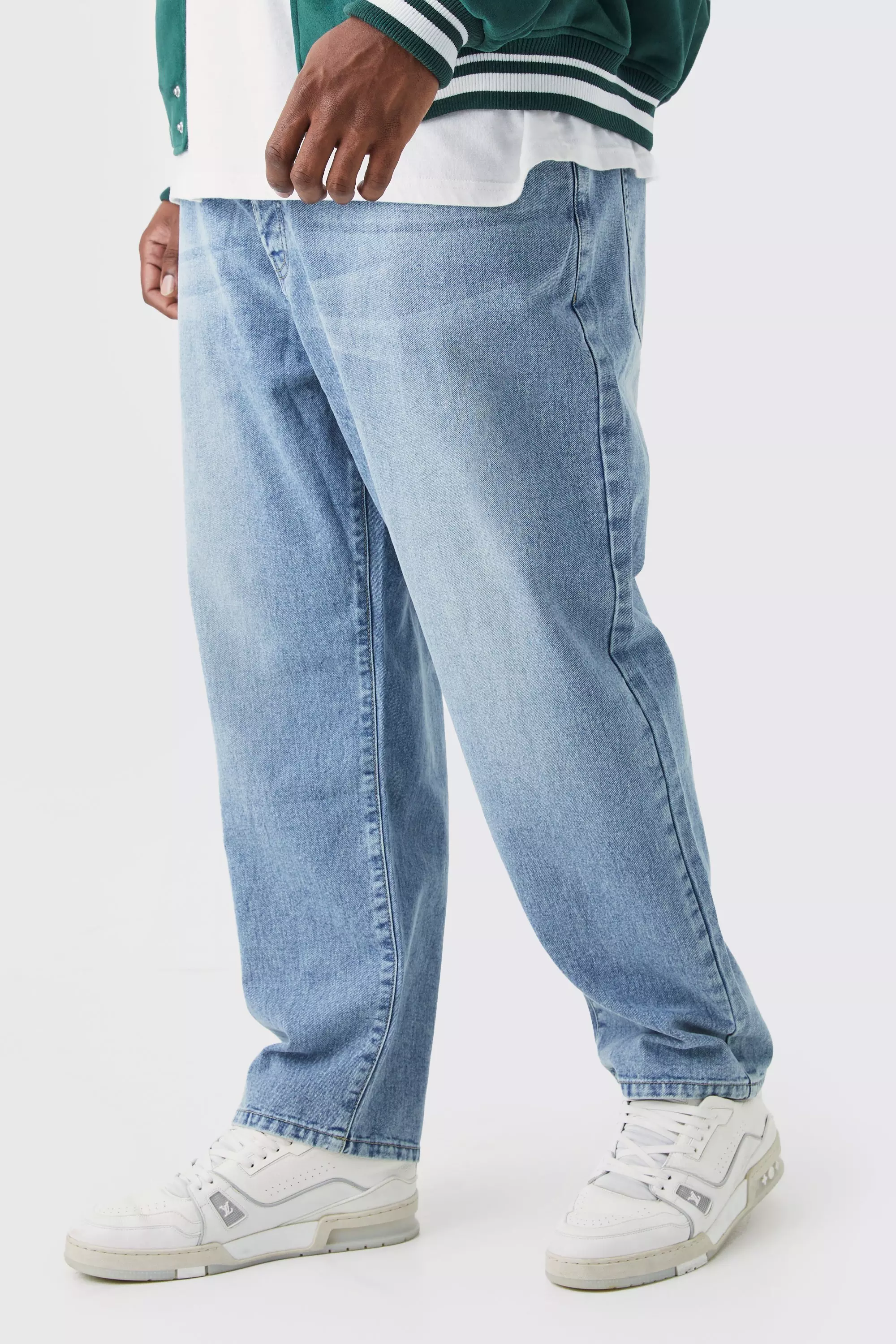 Plus Tapered Rigid Jean Light blue