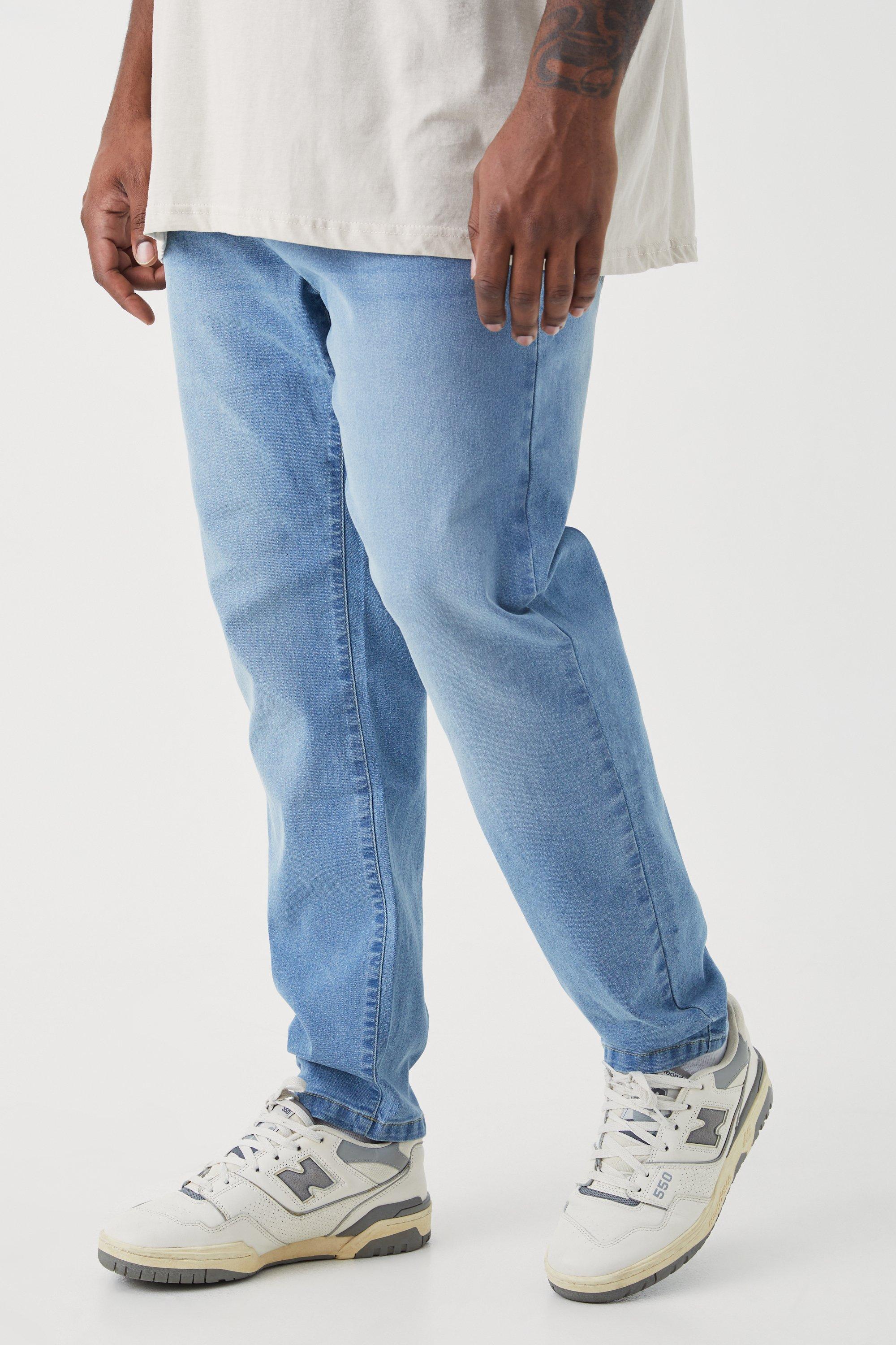 Plus Skinny Stretch All Over Rip Jeans