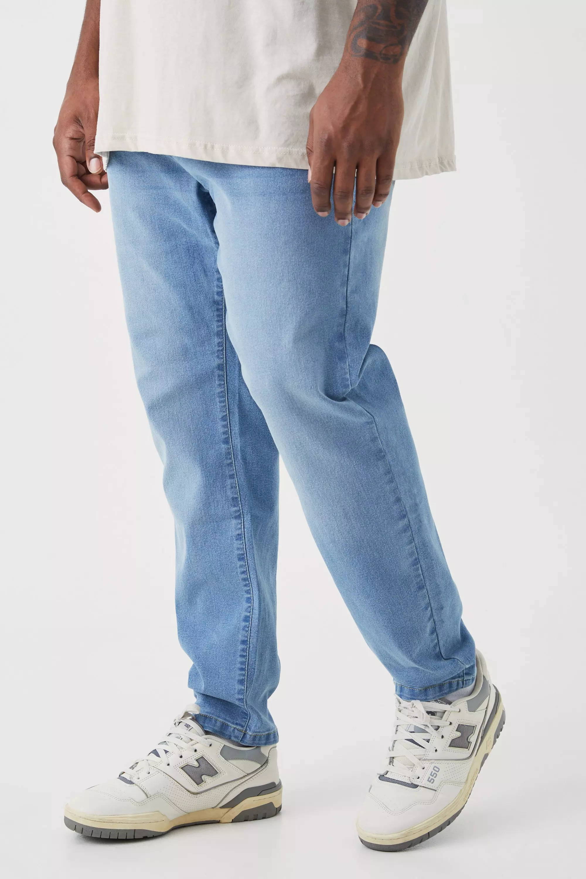 Grande taille - Jean skinny simple, Light blue autre image