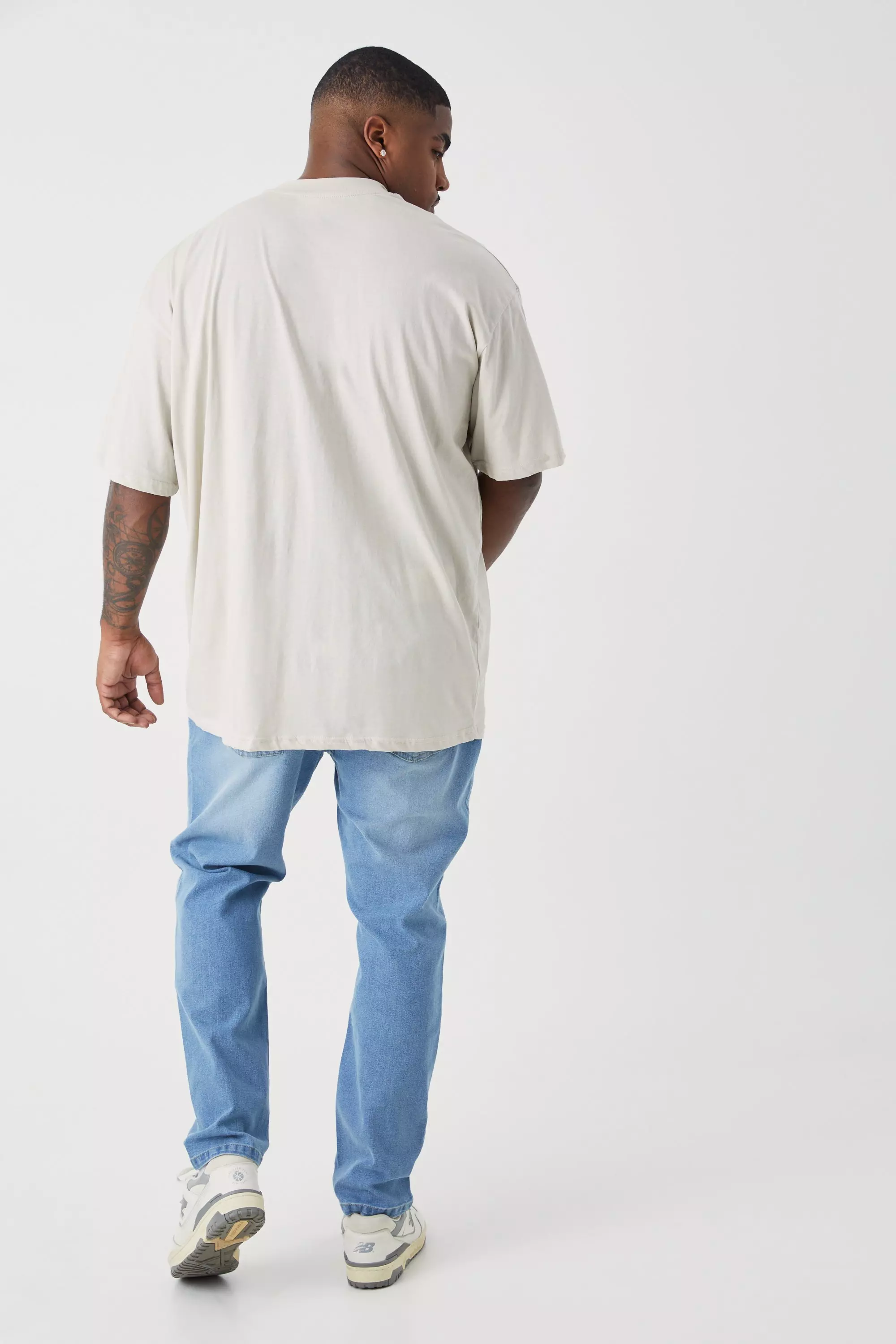 Grande taille - Jean skinny simple, Light blue autre image