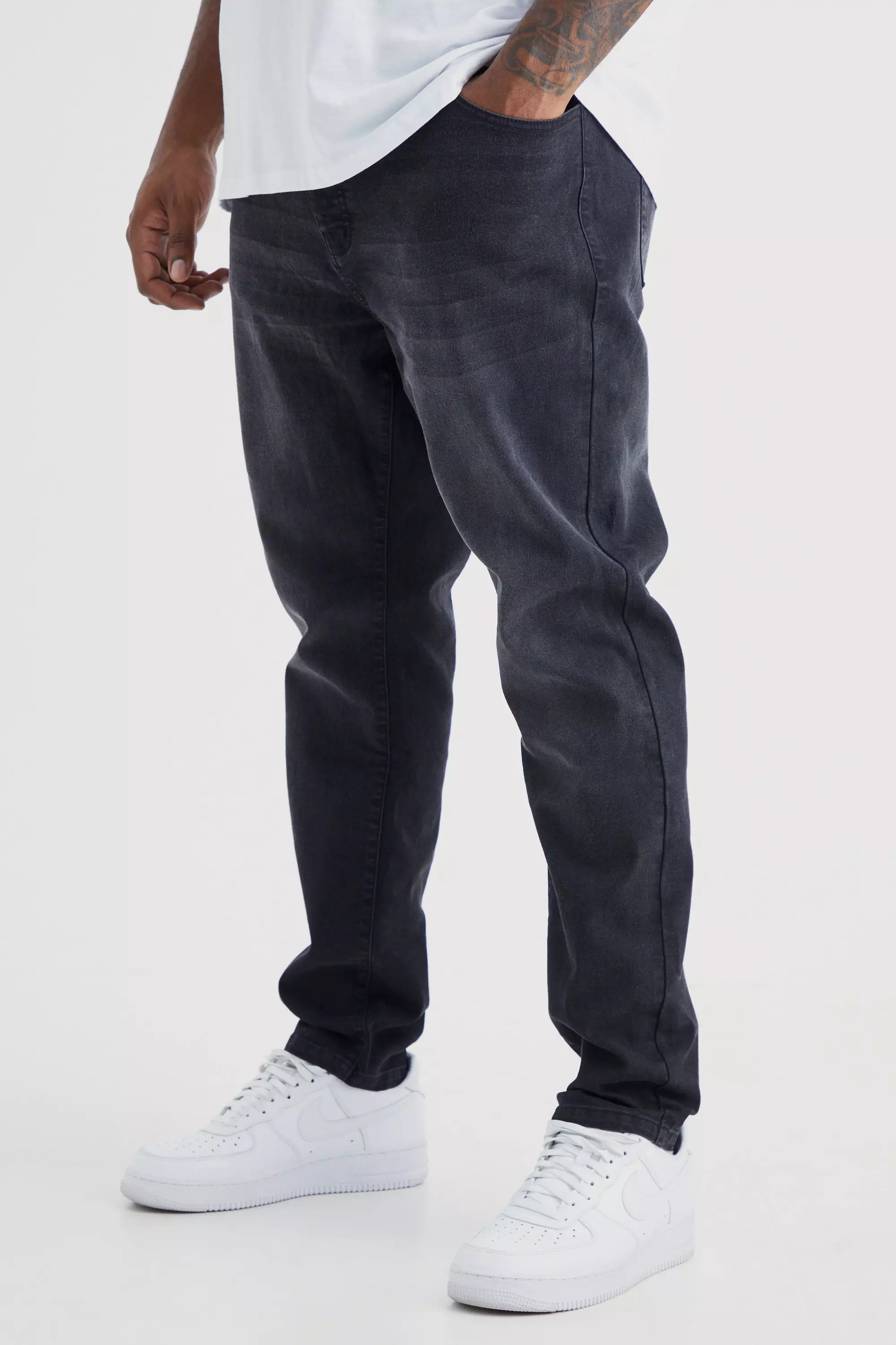 Grande taille - Jean skinny simple, Washed black autre image
