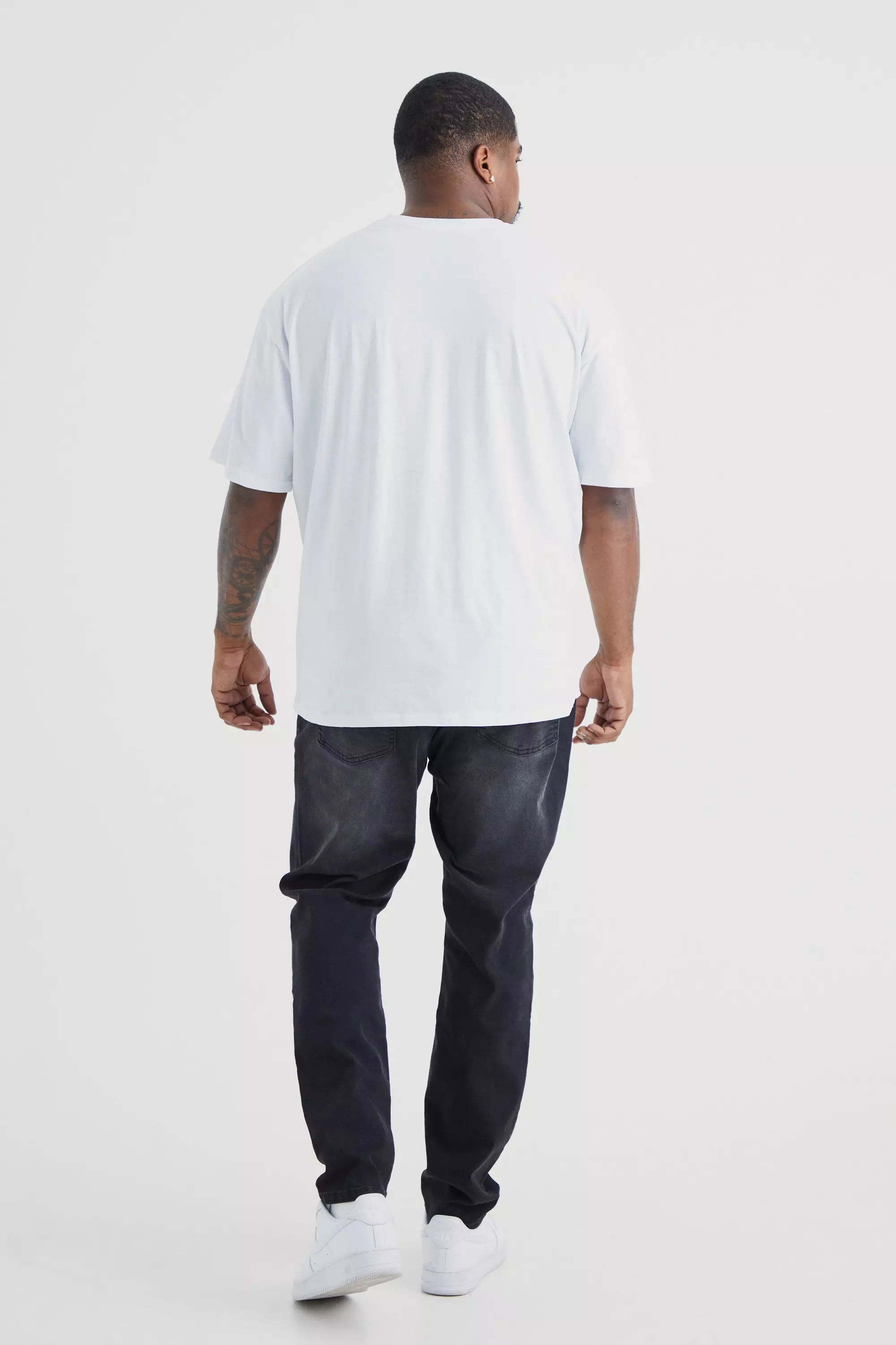 Grande taille - Jean skinny simple, Washed black autre image