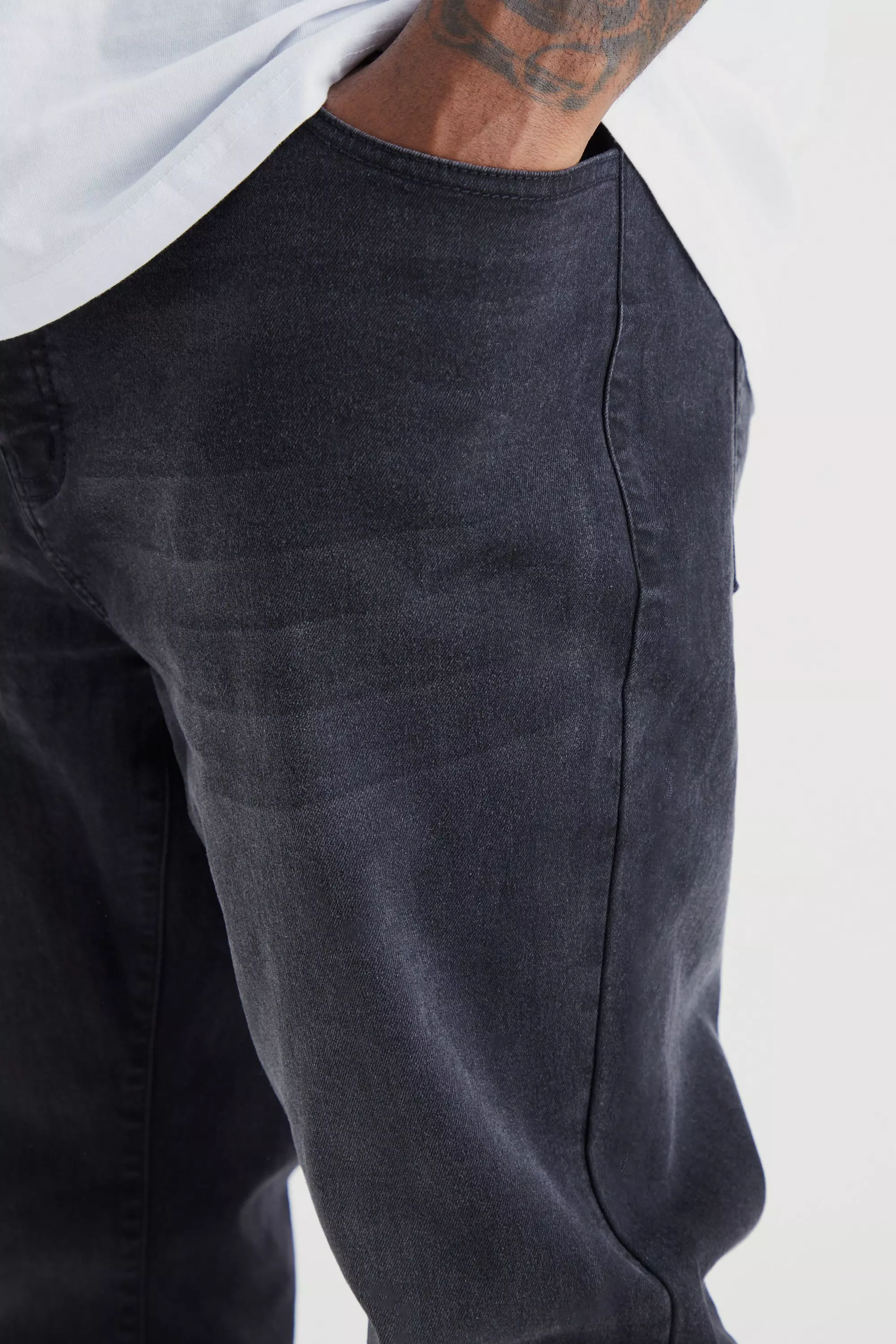 Grande taille - Jean skinny simple, Washed black autre image