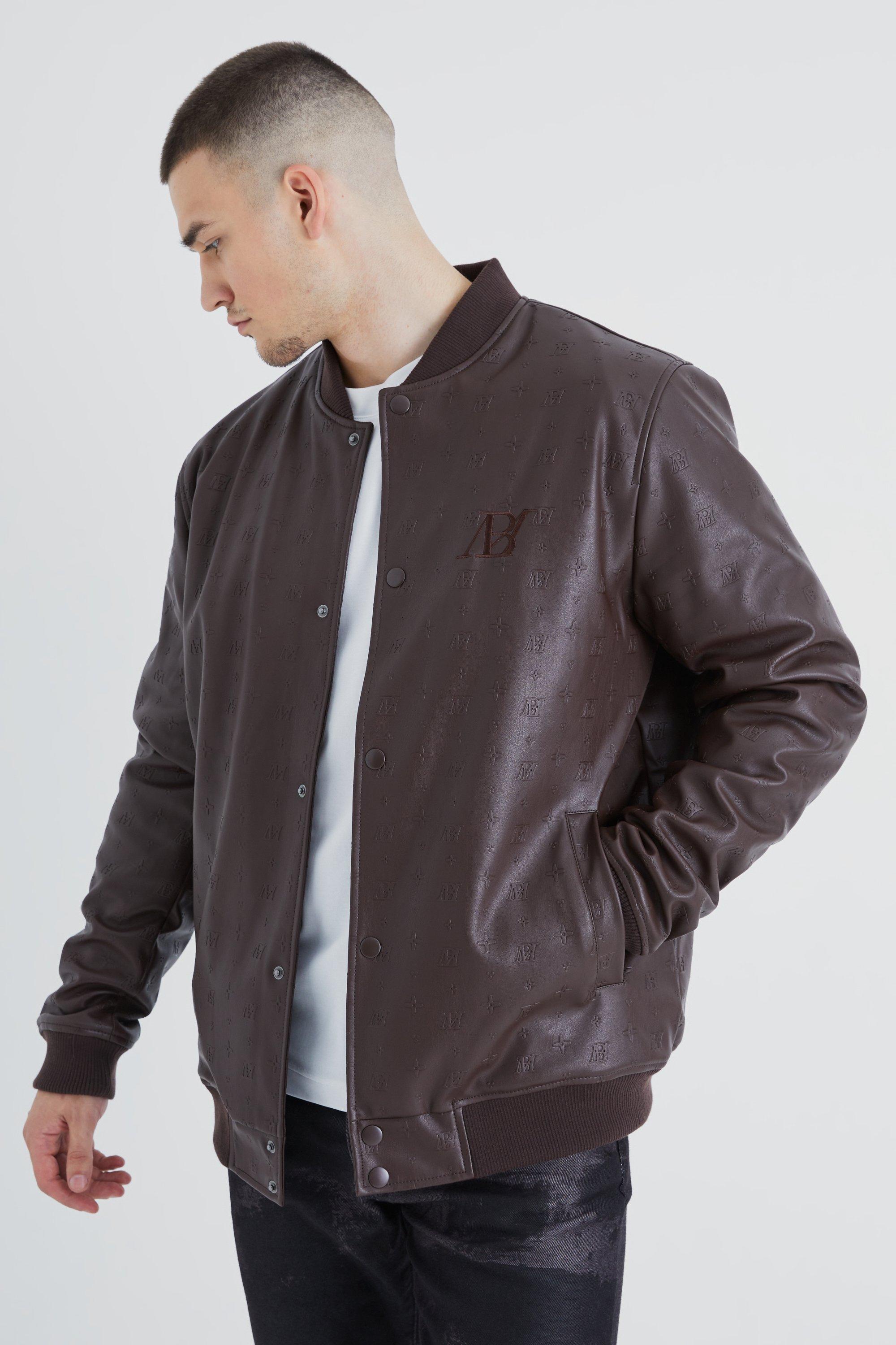 Chains Camo Varsity Jacket - Luxury Black