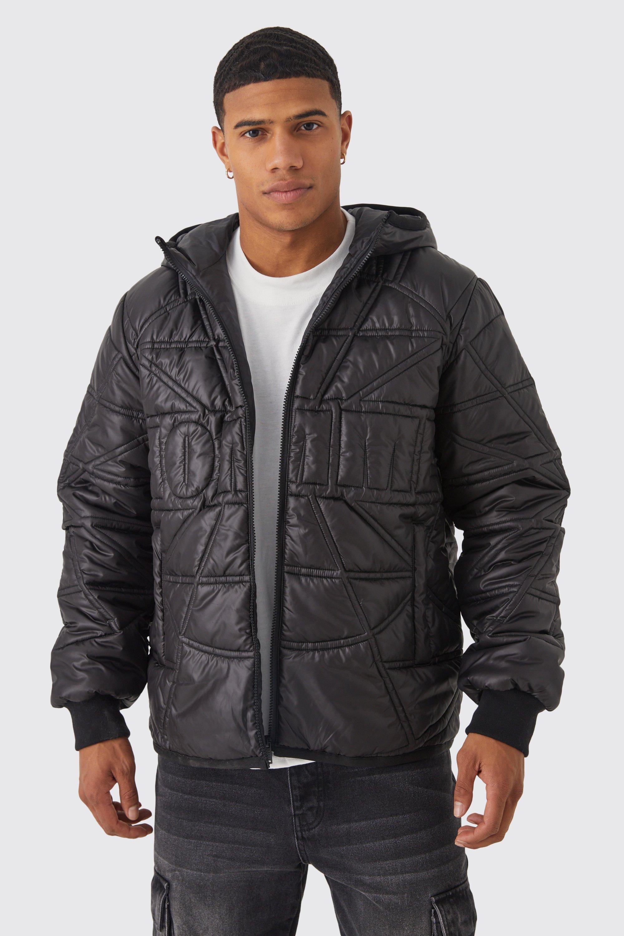 Boohooman store puffer coat