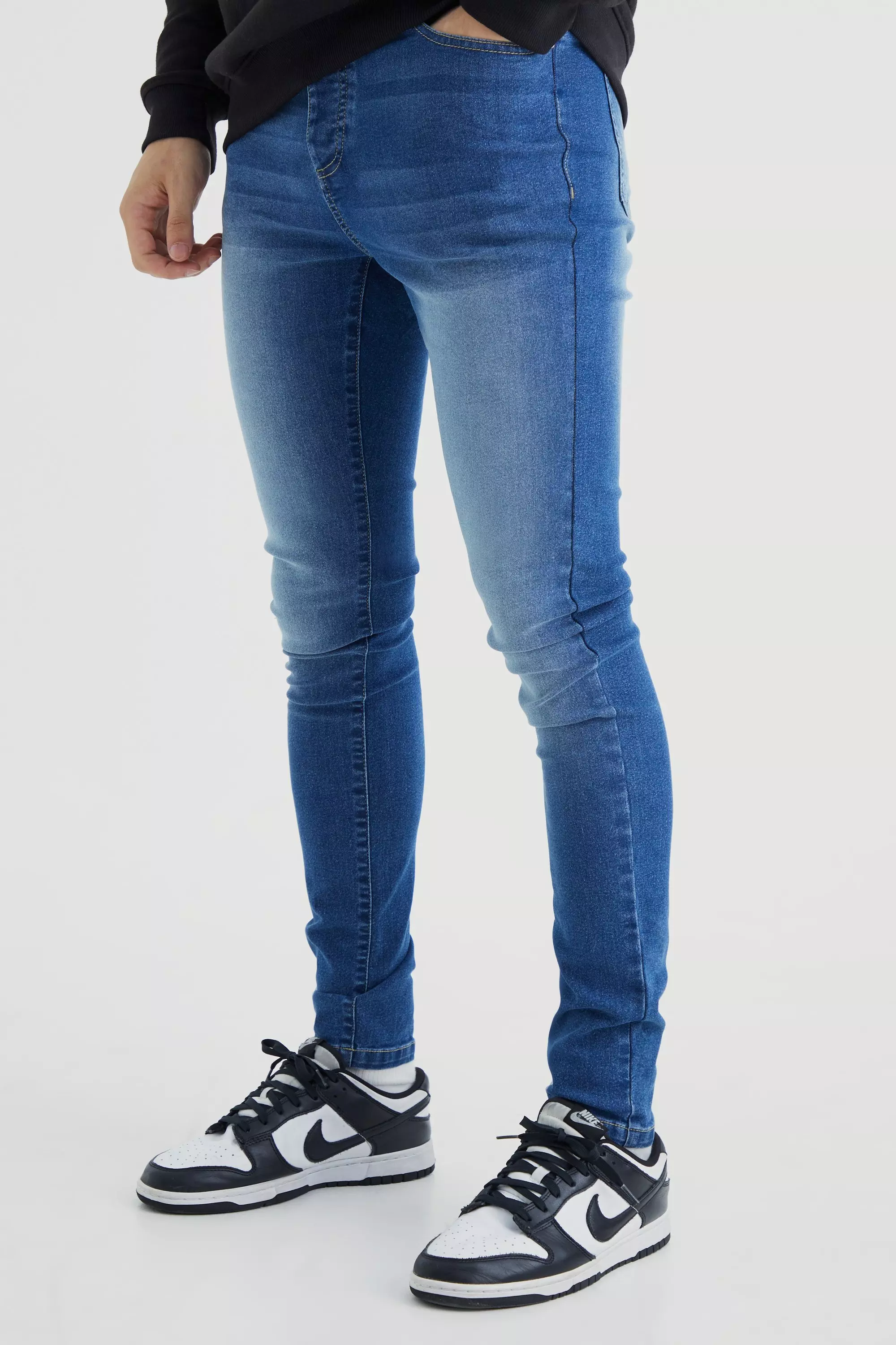 Tall Super Skinny Stretch Jean Mid blue