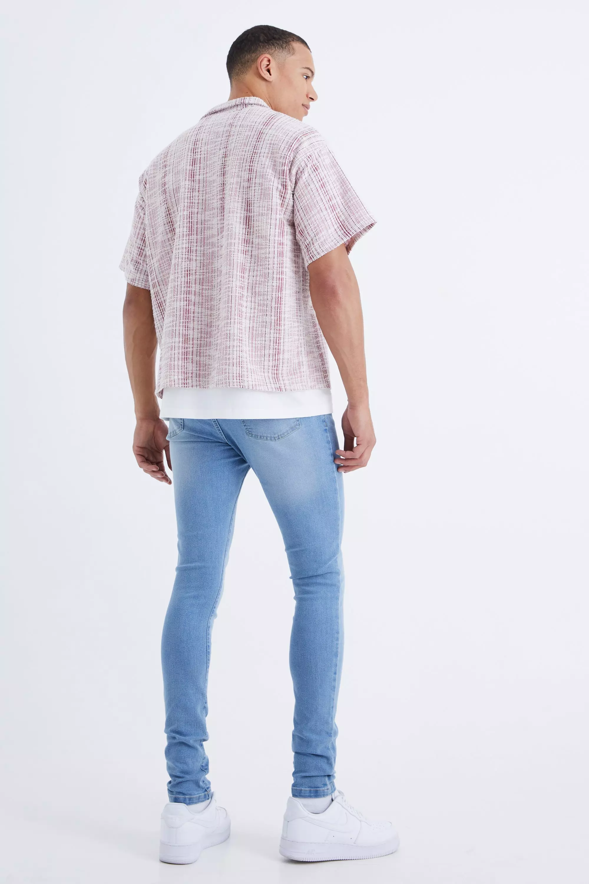 Jeans Tall Super Skinny Fit In Stretch, Light blue immagine alternativa