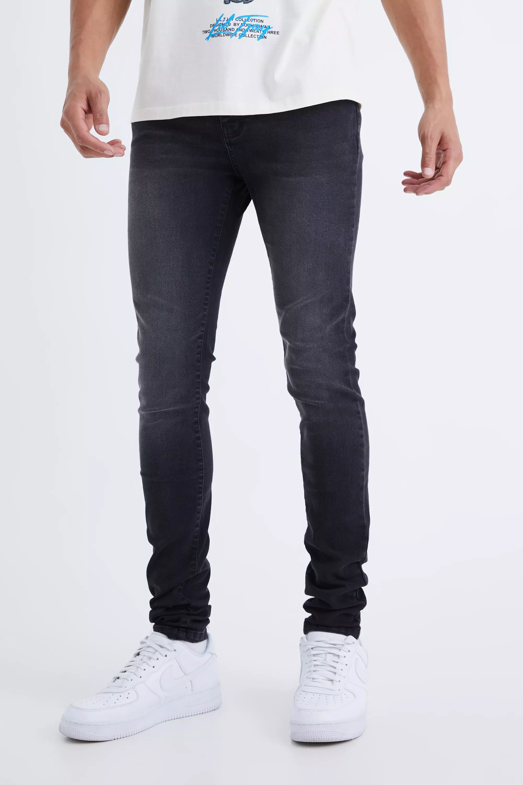 Tall Skinny Stretch Stacked Jeans