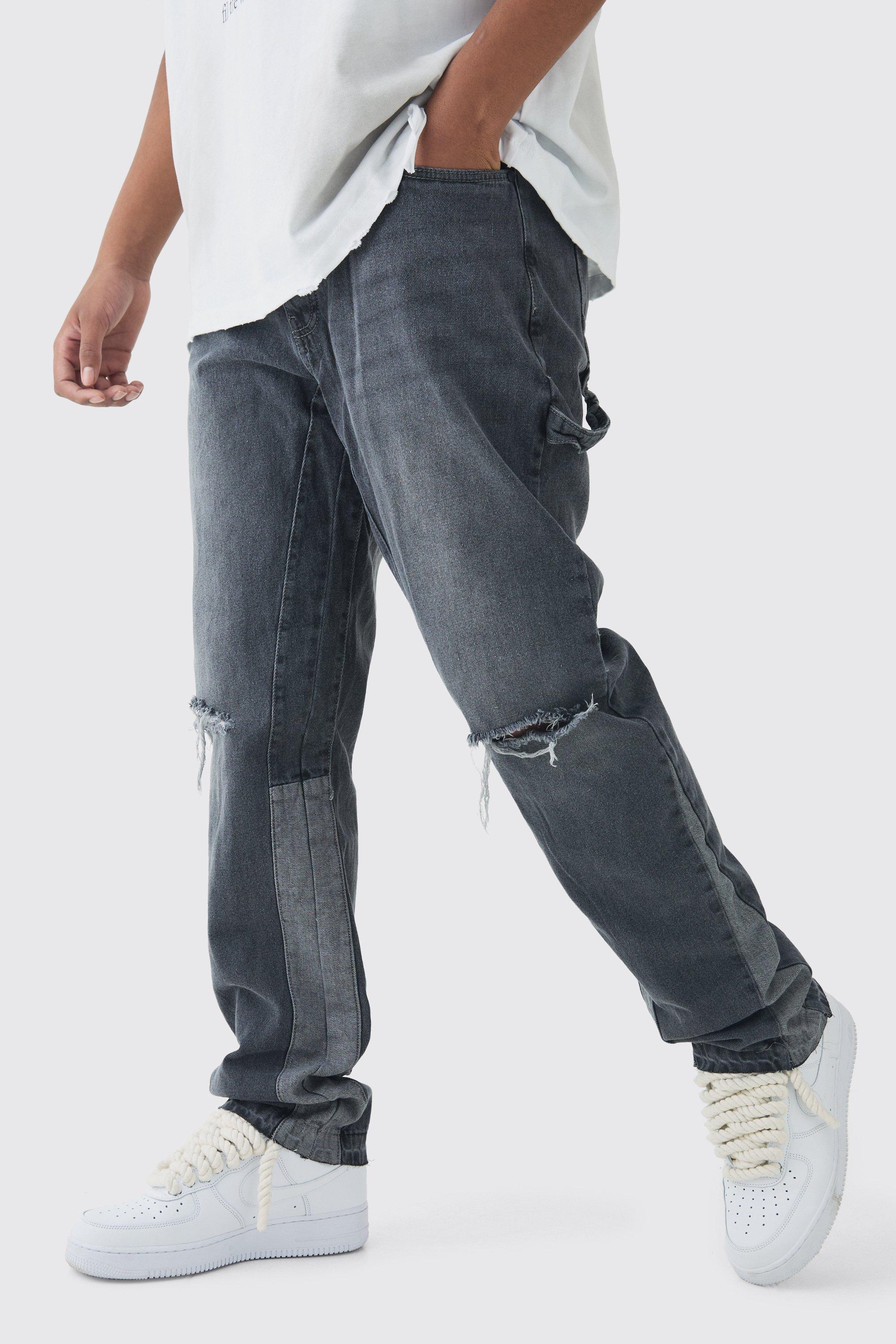 Tall Skinny Stretch Carpenter Cargo Jeans