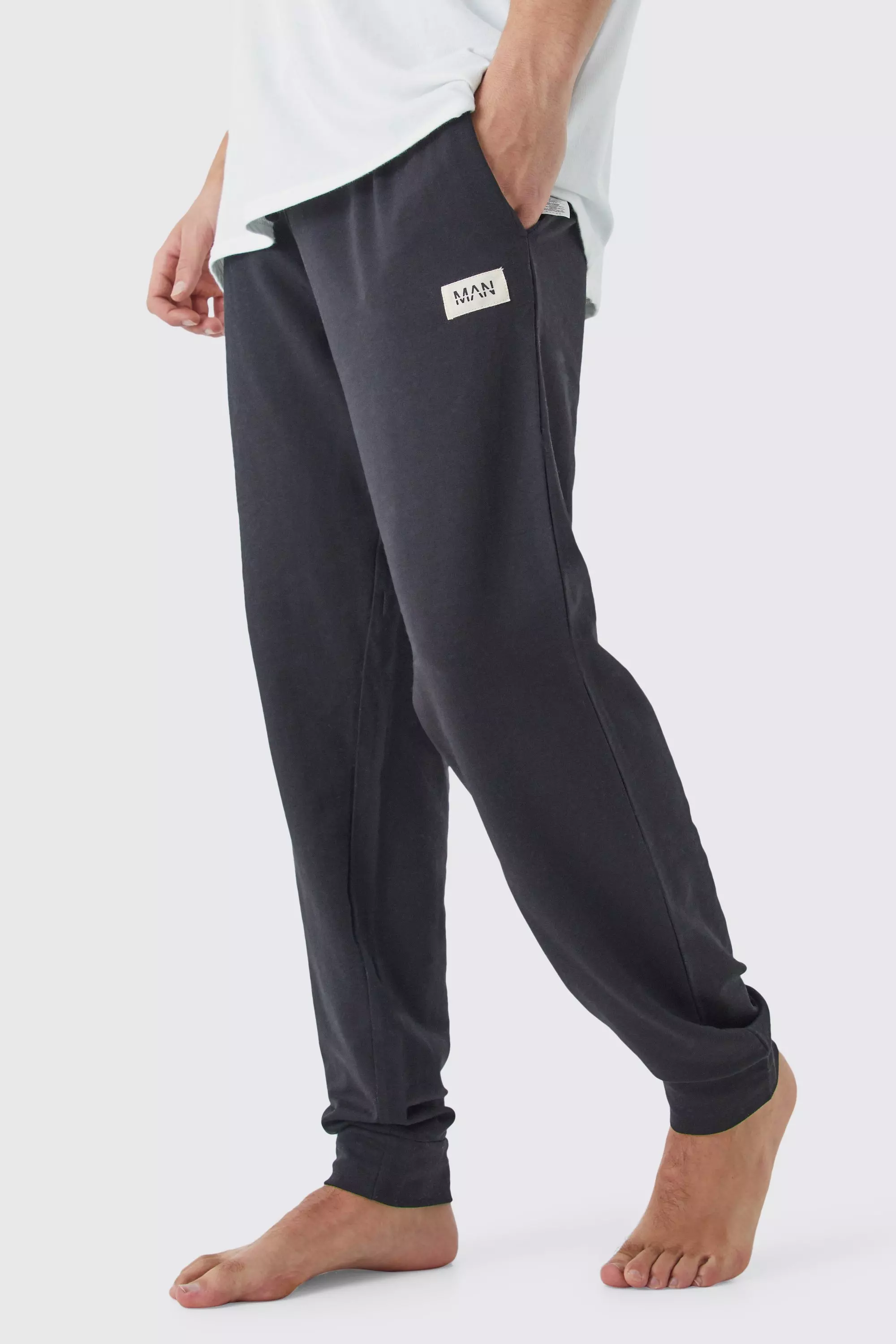 Black Soft Feel Regular Fit Lounge Jogger alternative image