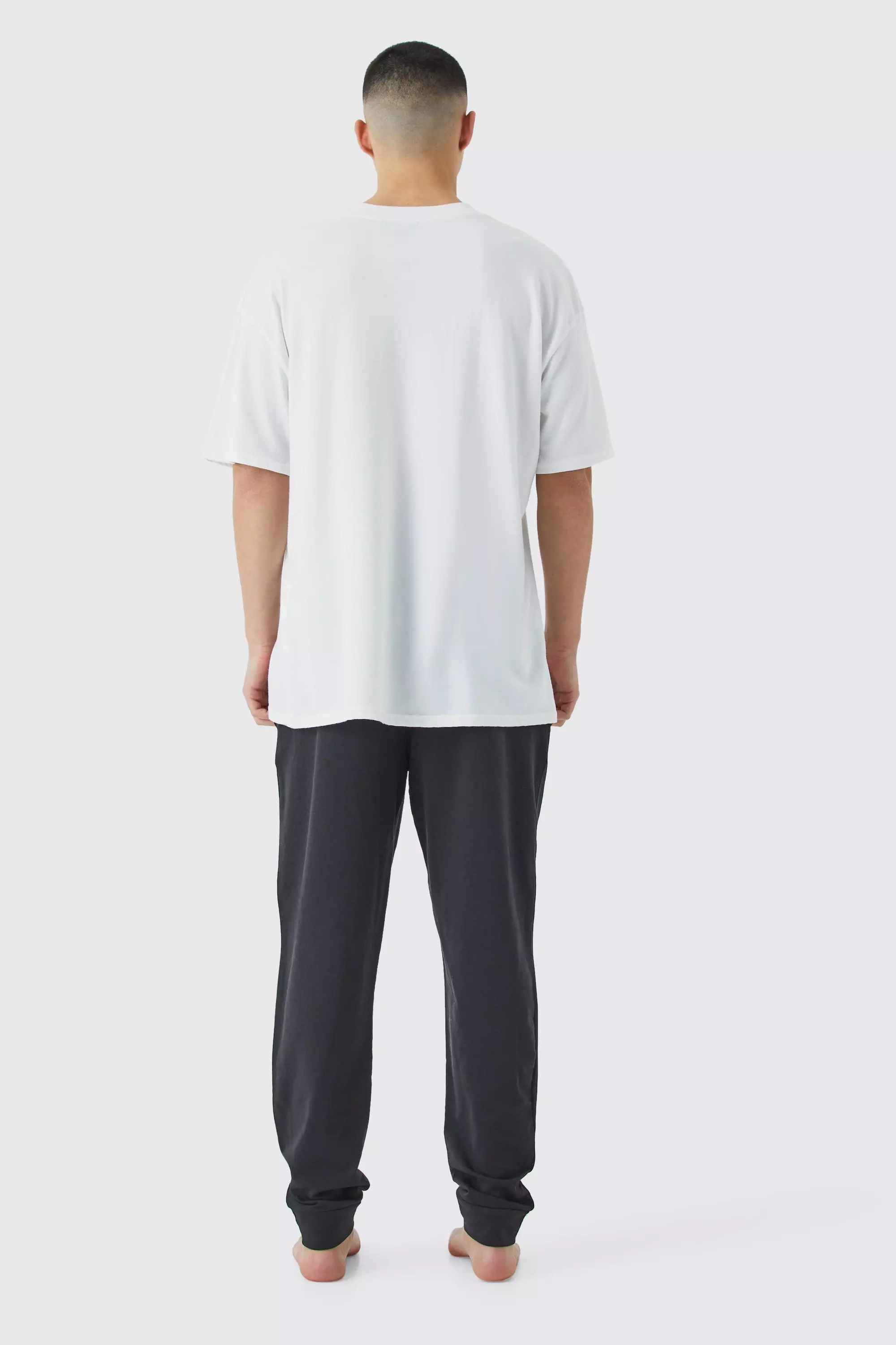 Black Soft Feel Regular Fit Lounge Jogger alternative image