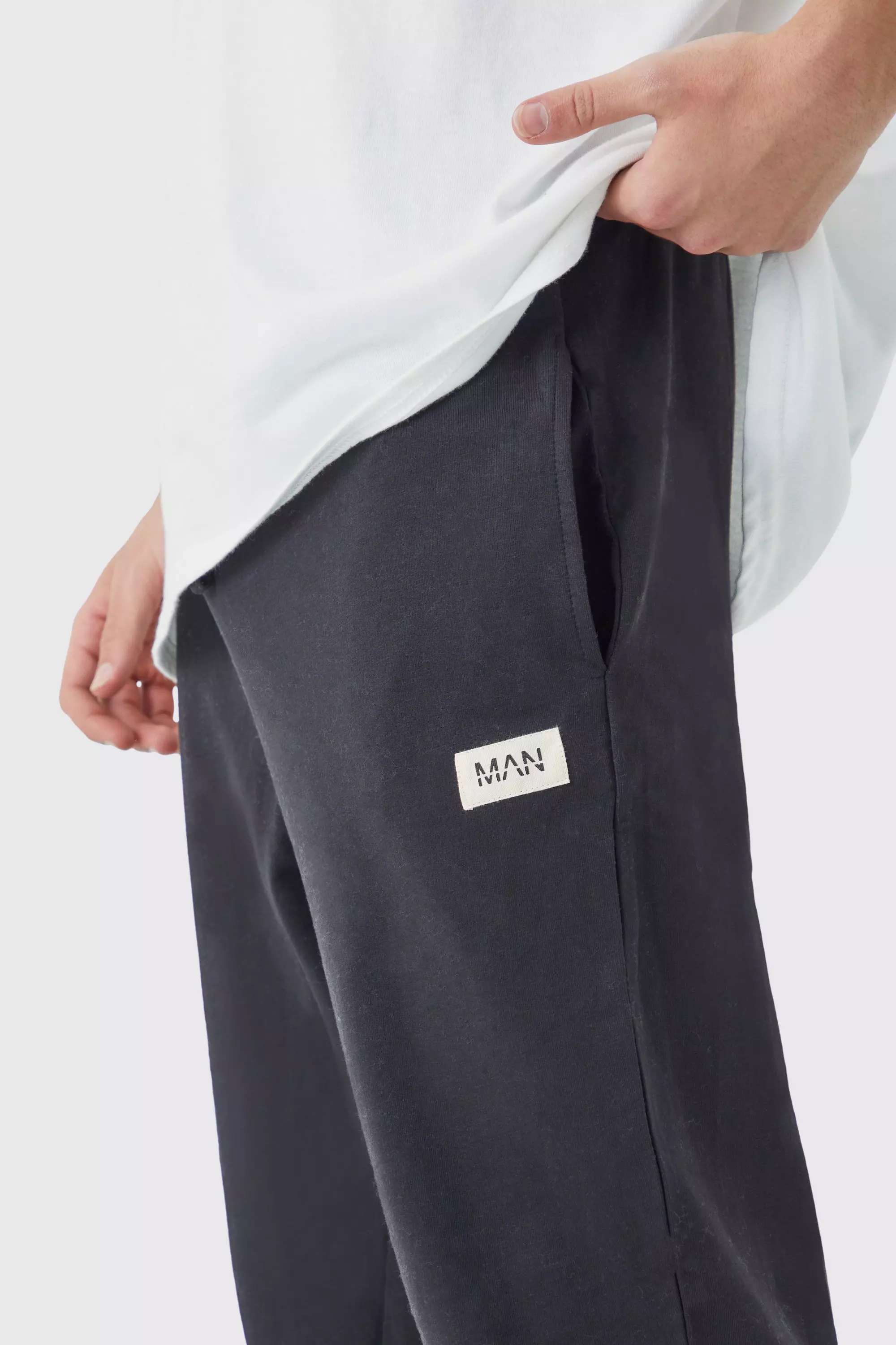 Black Soft Feel Regular Fit Lounge Jogger alternative image