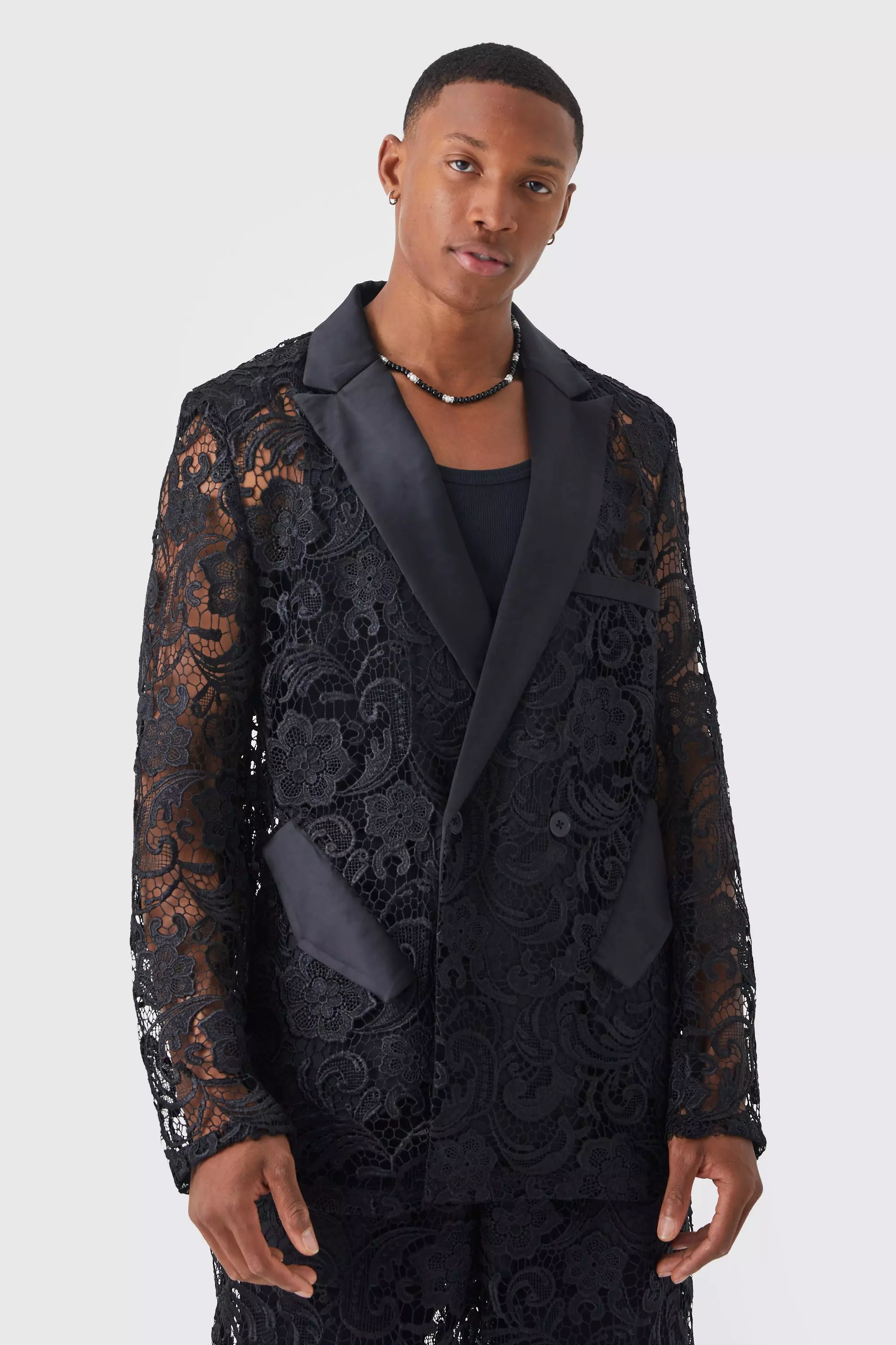 Lace 2025 tuxedo jacket