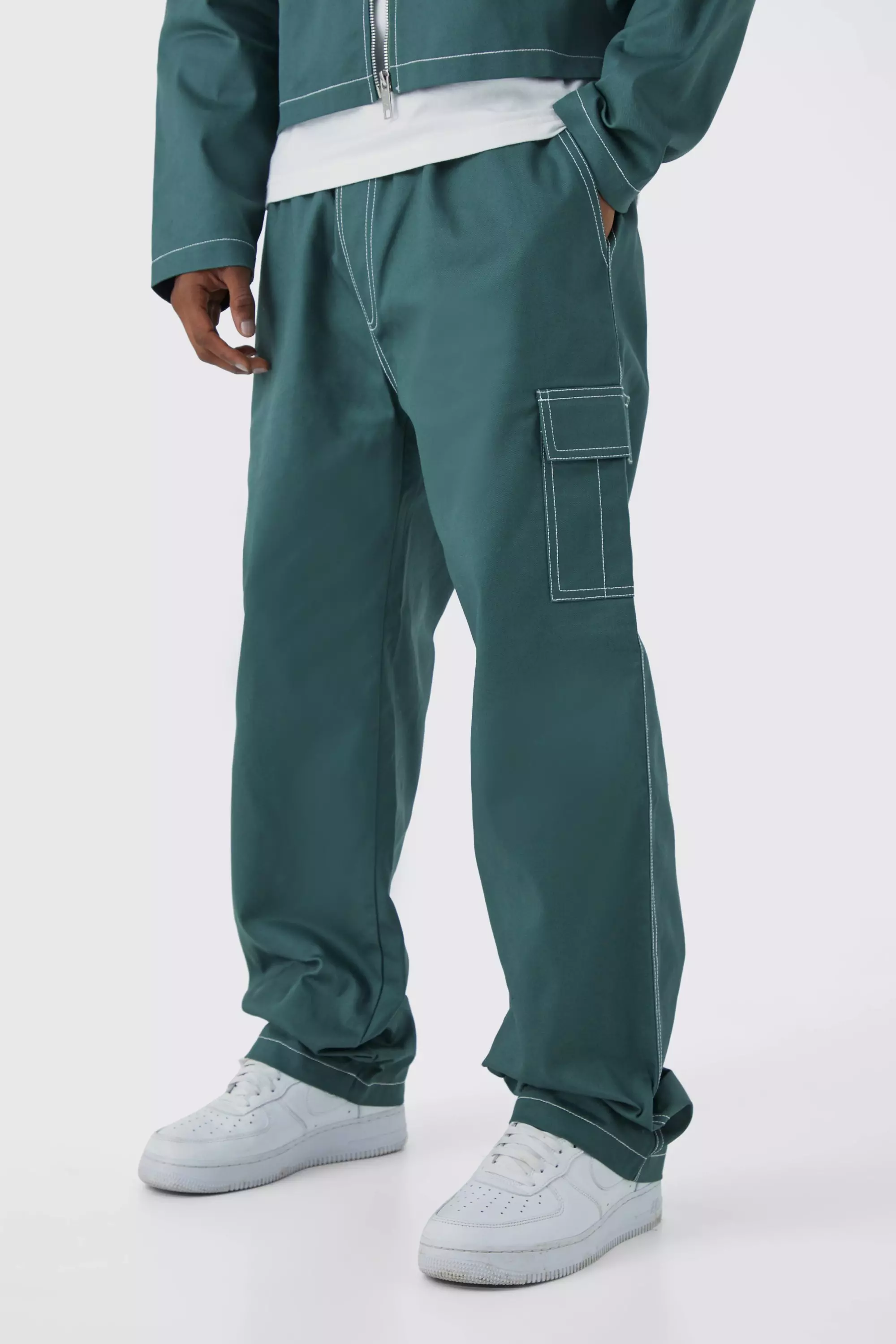 Cargo pants Bomba, green, Set