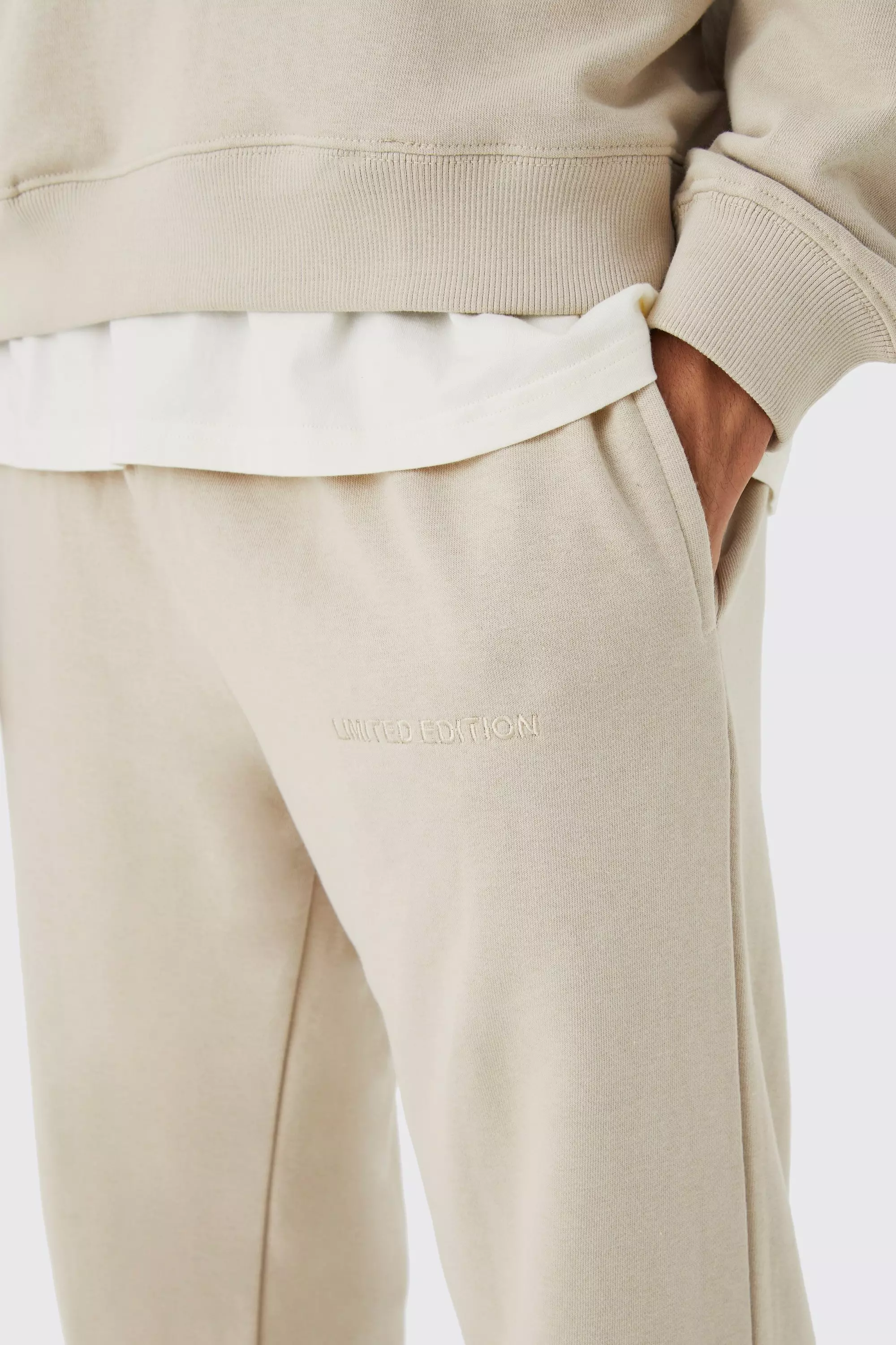 Stone Relaxed Fit Loopback Jogger alternative image