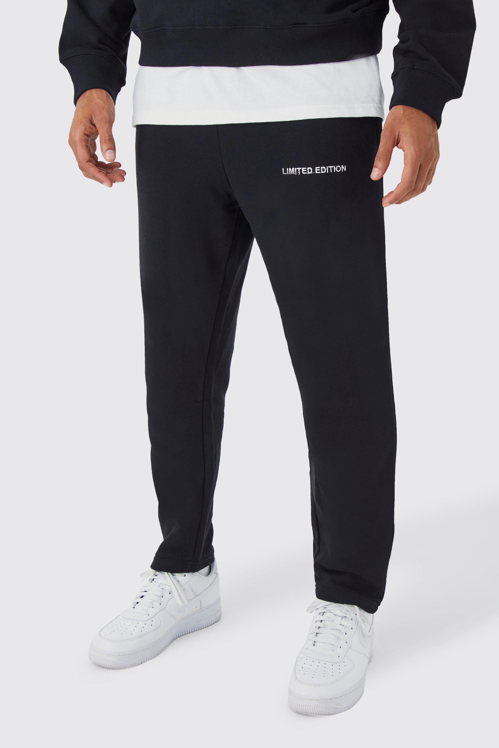 NIKE - Sportswear Tapered Logo-Embroidered Loopback Cotton-Jersey Sweatpants  - Black Nike