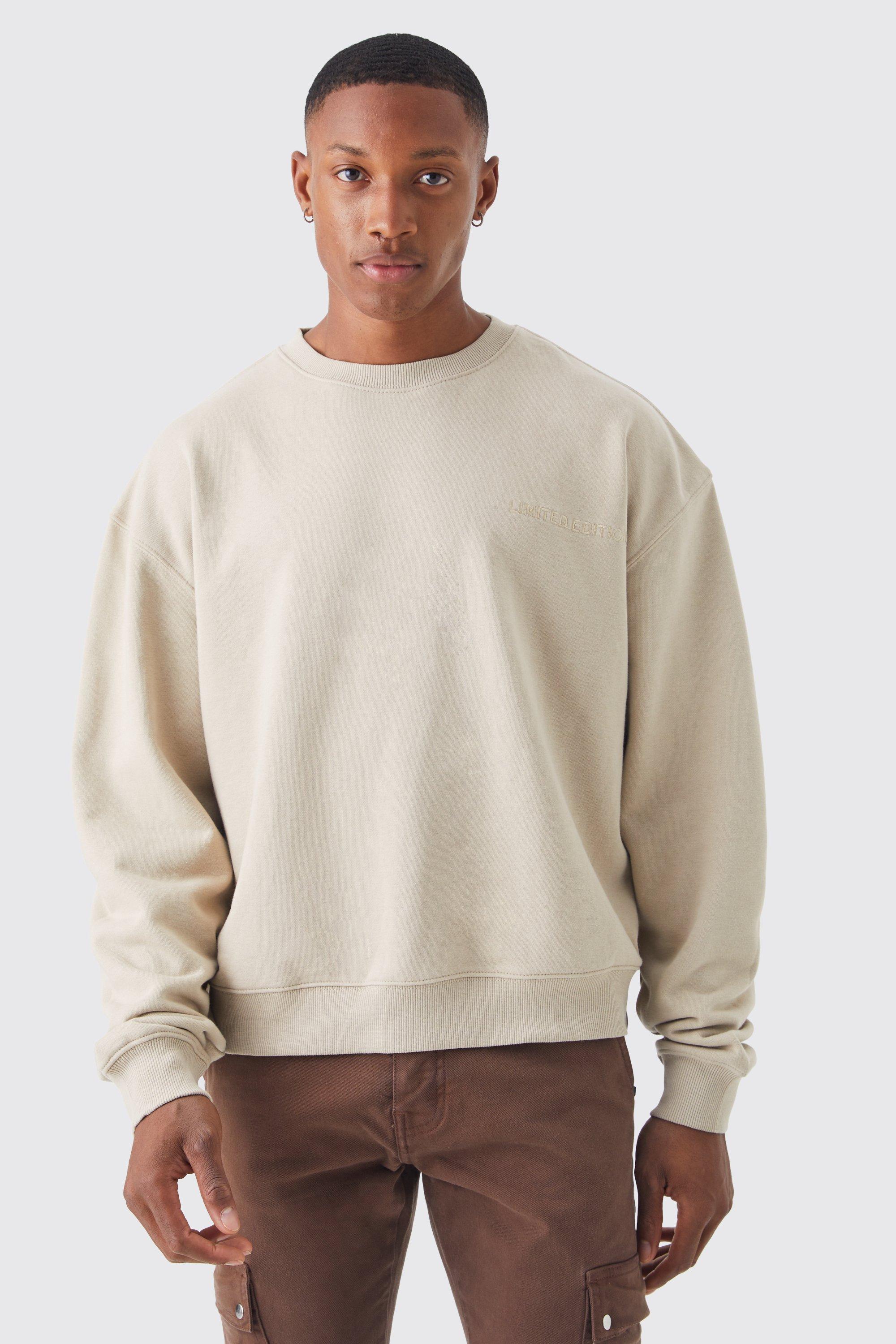 Stone best sale oversized sweatshirt