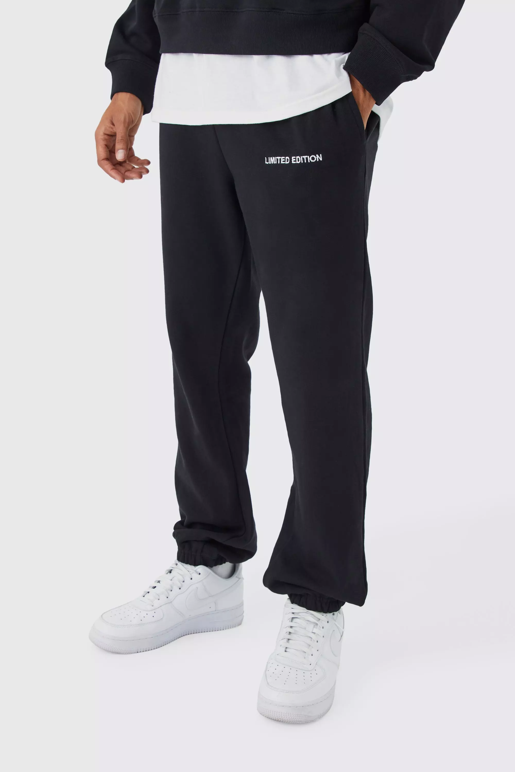 Black Regular Fit Limited Edition Heavyweight Sweatpants