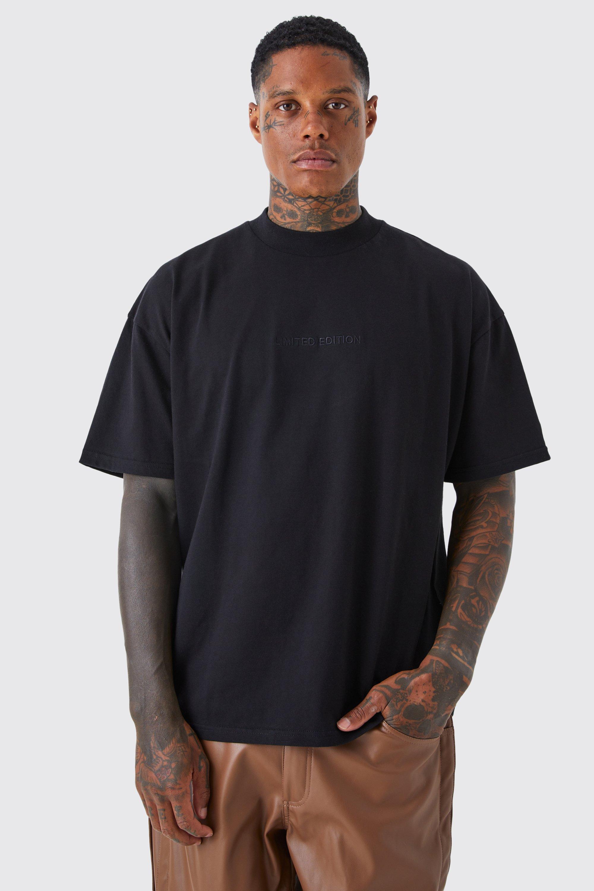 Solid Black Oversize T-shirt