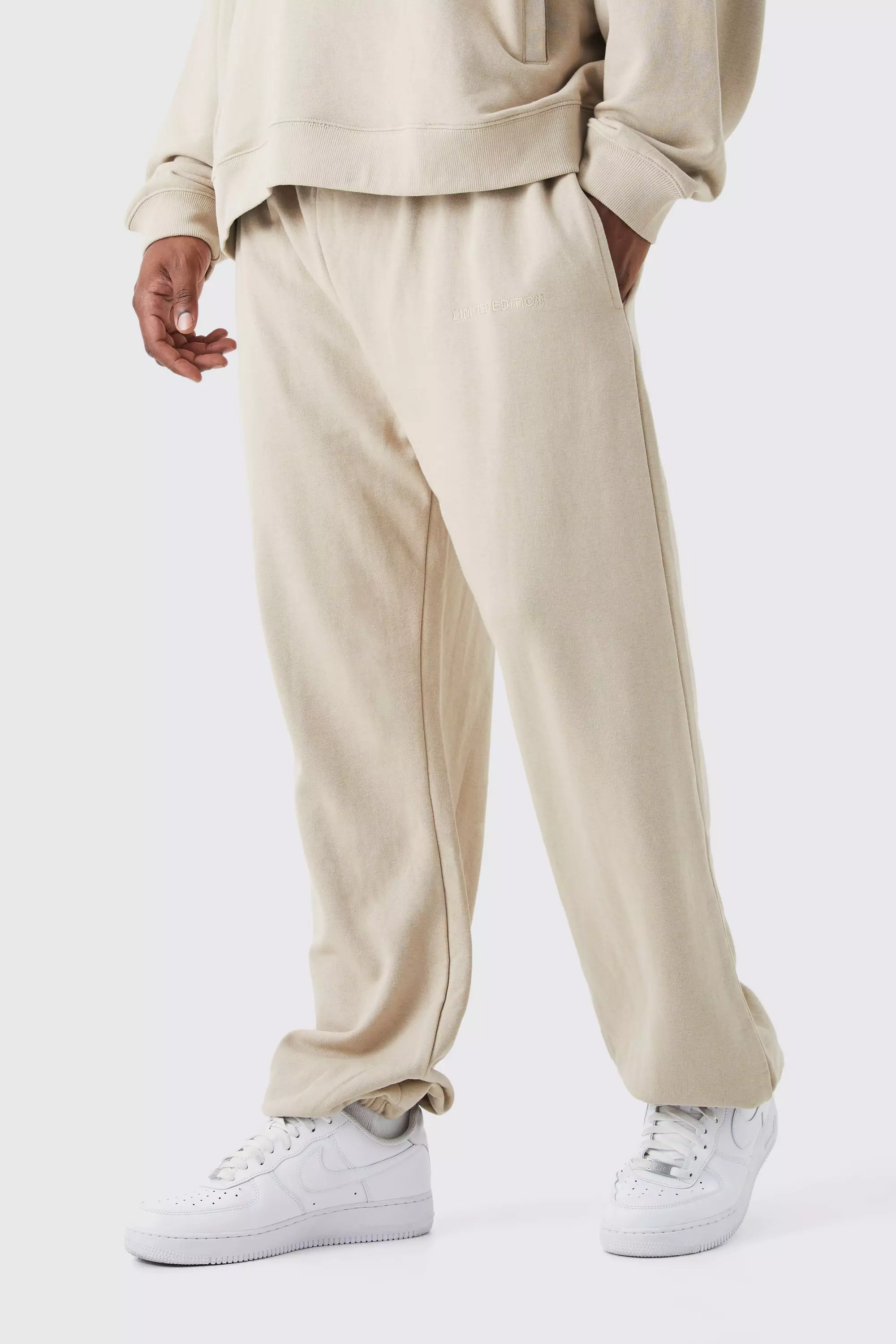 Plus Relaxed Fit Heavyweight Jogger Stone