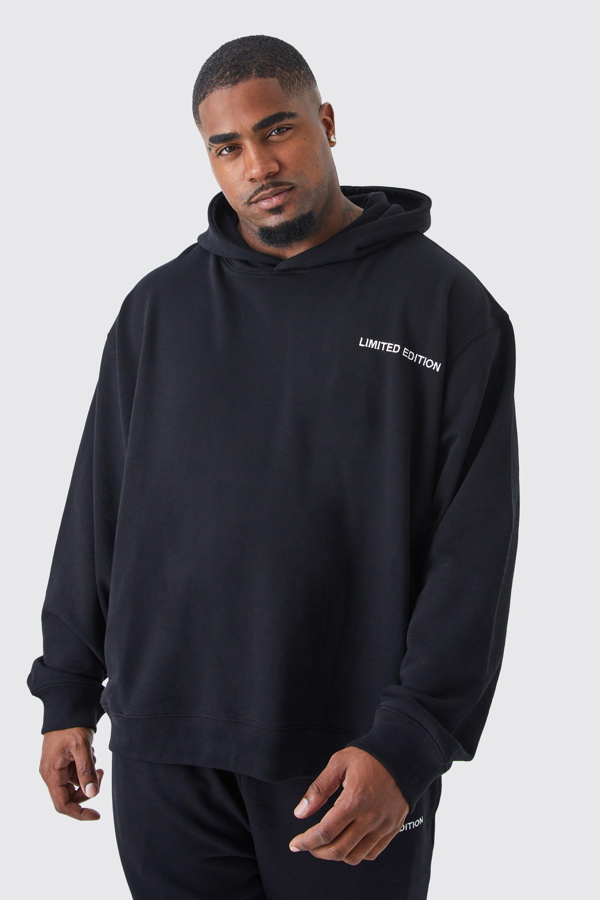 Plus Oversized Bonded Scuba Hoodie