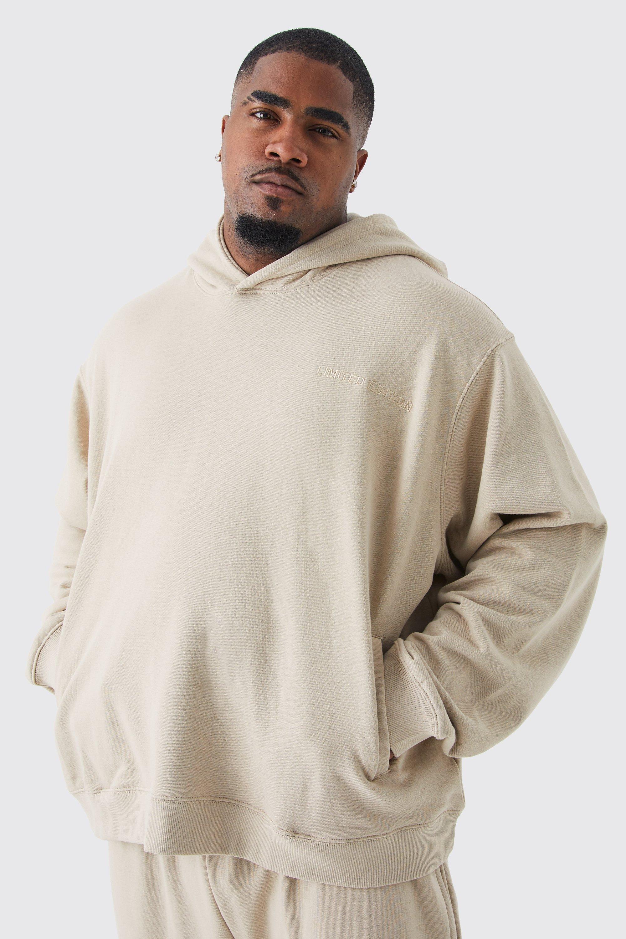 Plus Oversized Boxy Loopback Hoodie