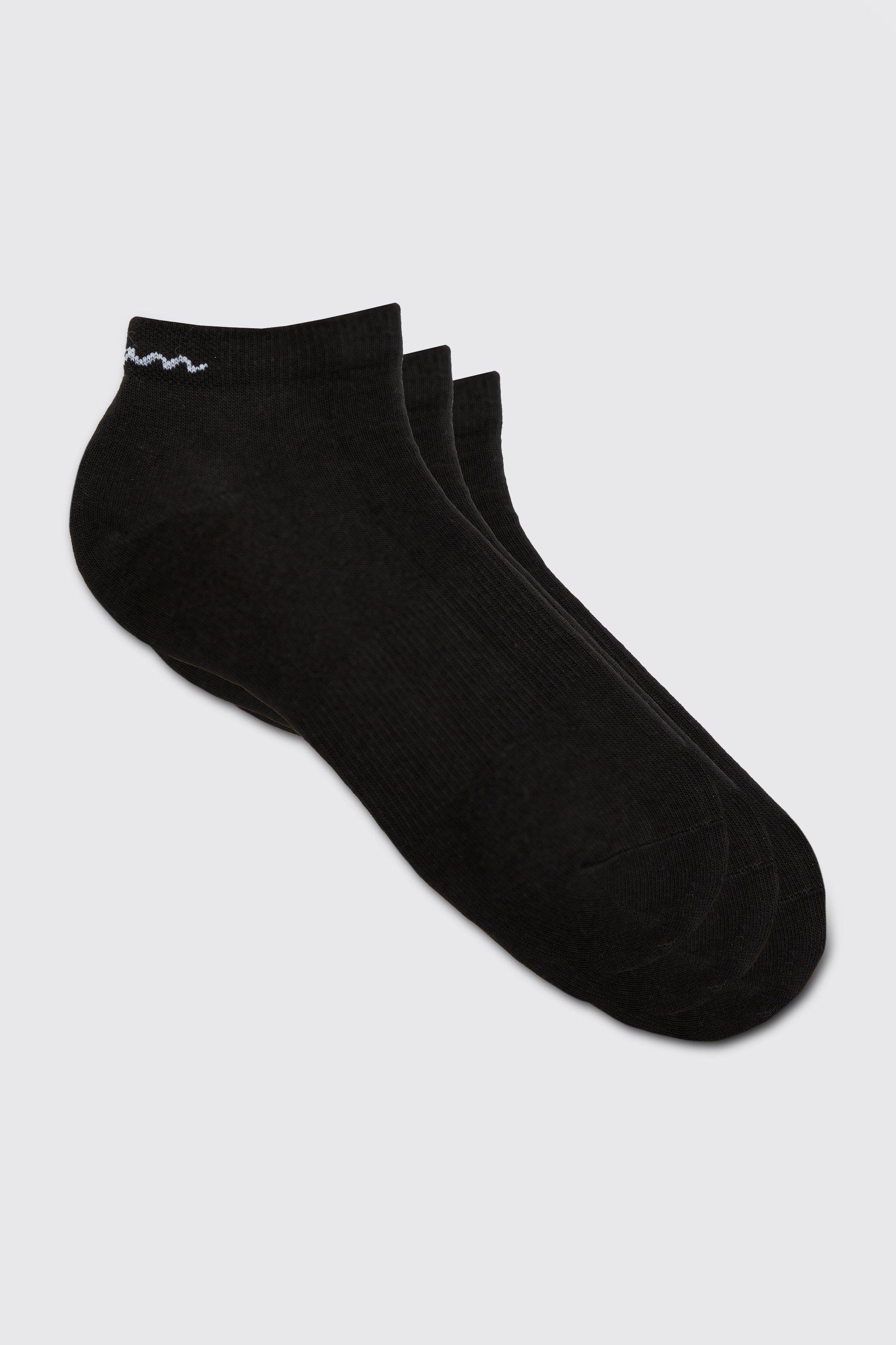 Black Trainer Socks