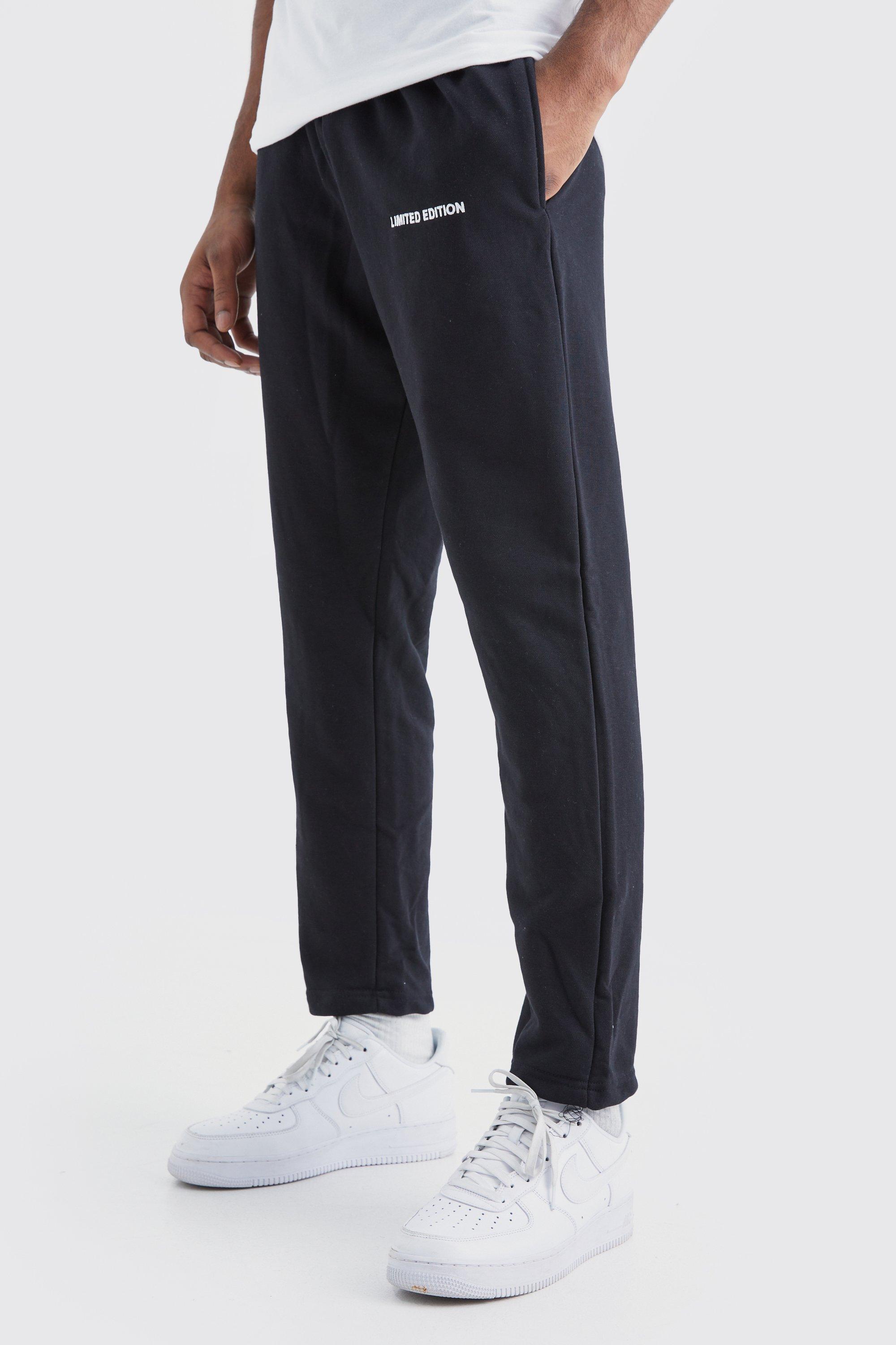 Black Sweatpants for Tall Guys: Men's Tall Fleece Black Jogger – American  Tall