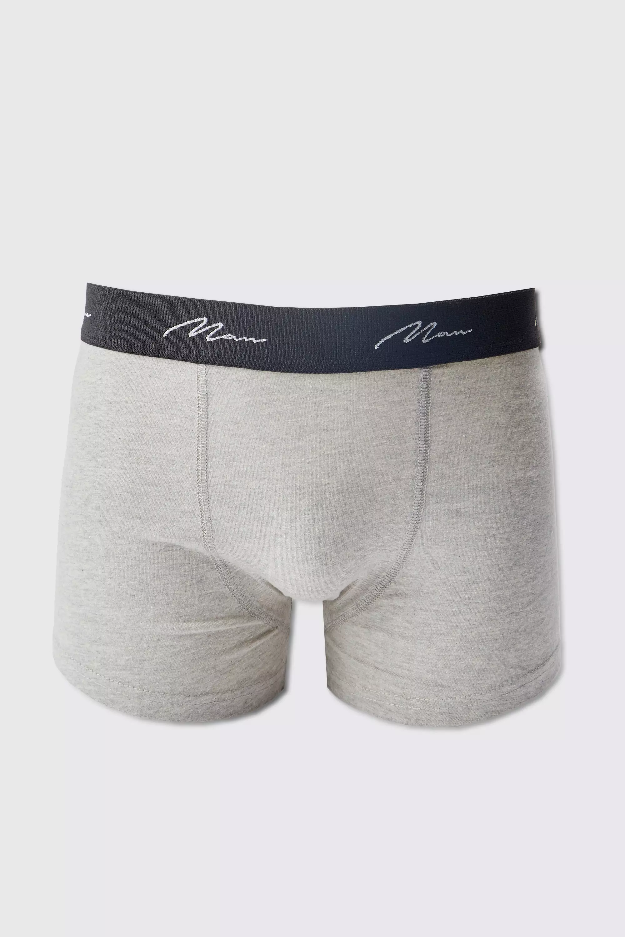 Multi 3 Pack Man Signature Mixed Colour Trunks alternative image