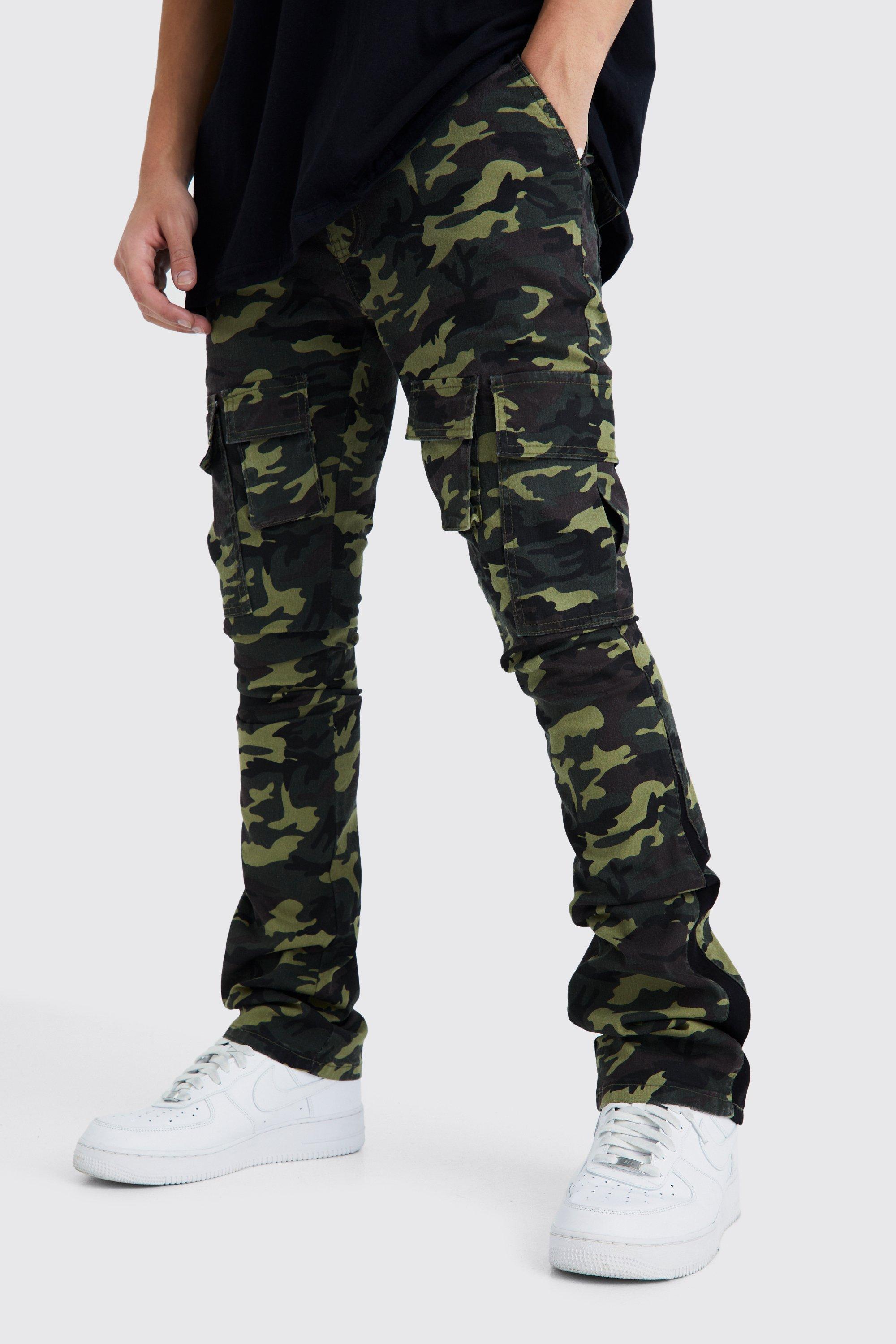 Mens Camo Trousers | Mens Camouflage Pants | boohooMAN UK