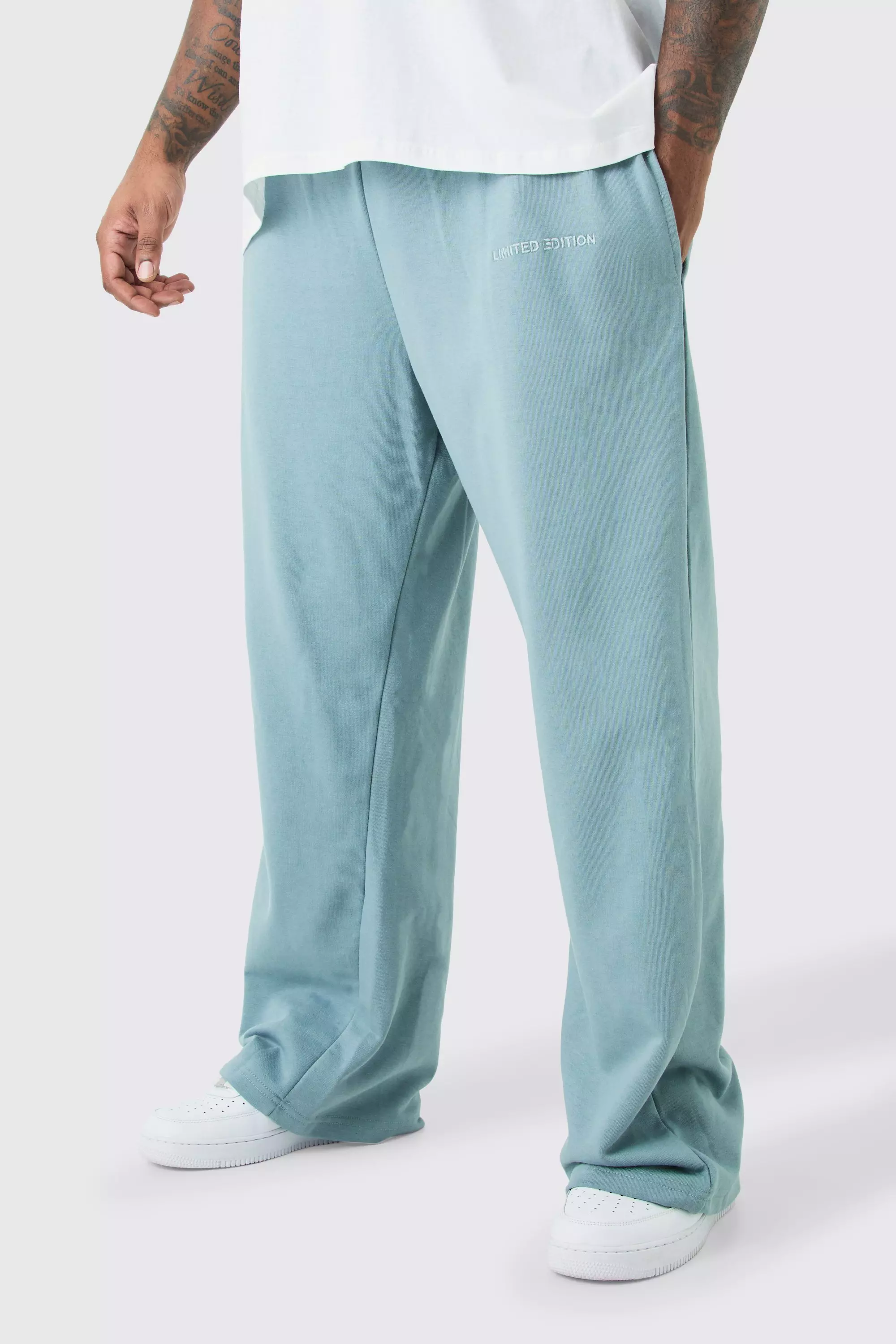 Plus Relaxed Fit Lightweight Sweatpants Slate