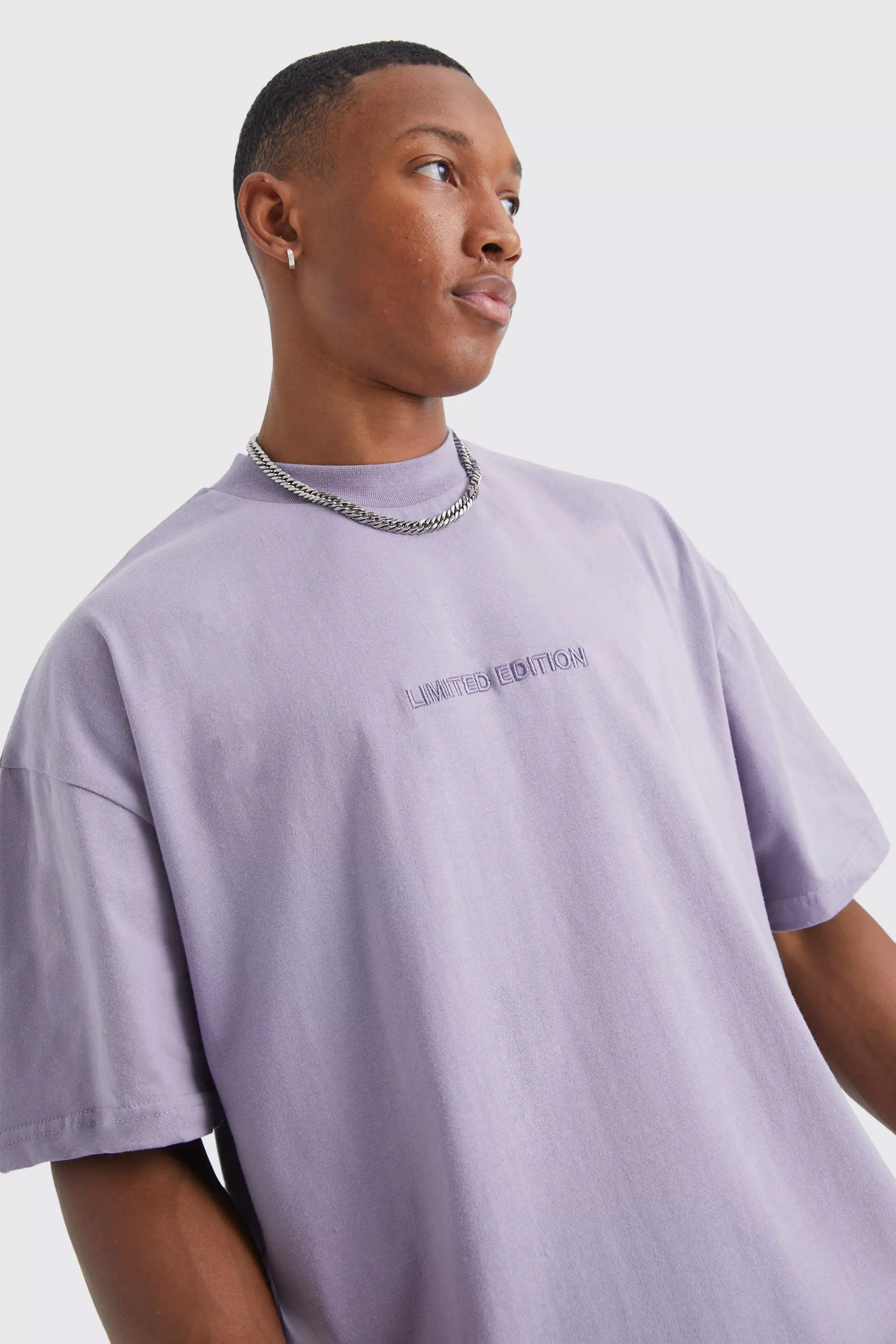 Oversized Heavyweight Extended Neck T-shirt