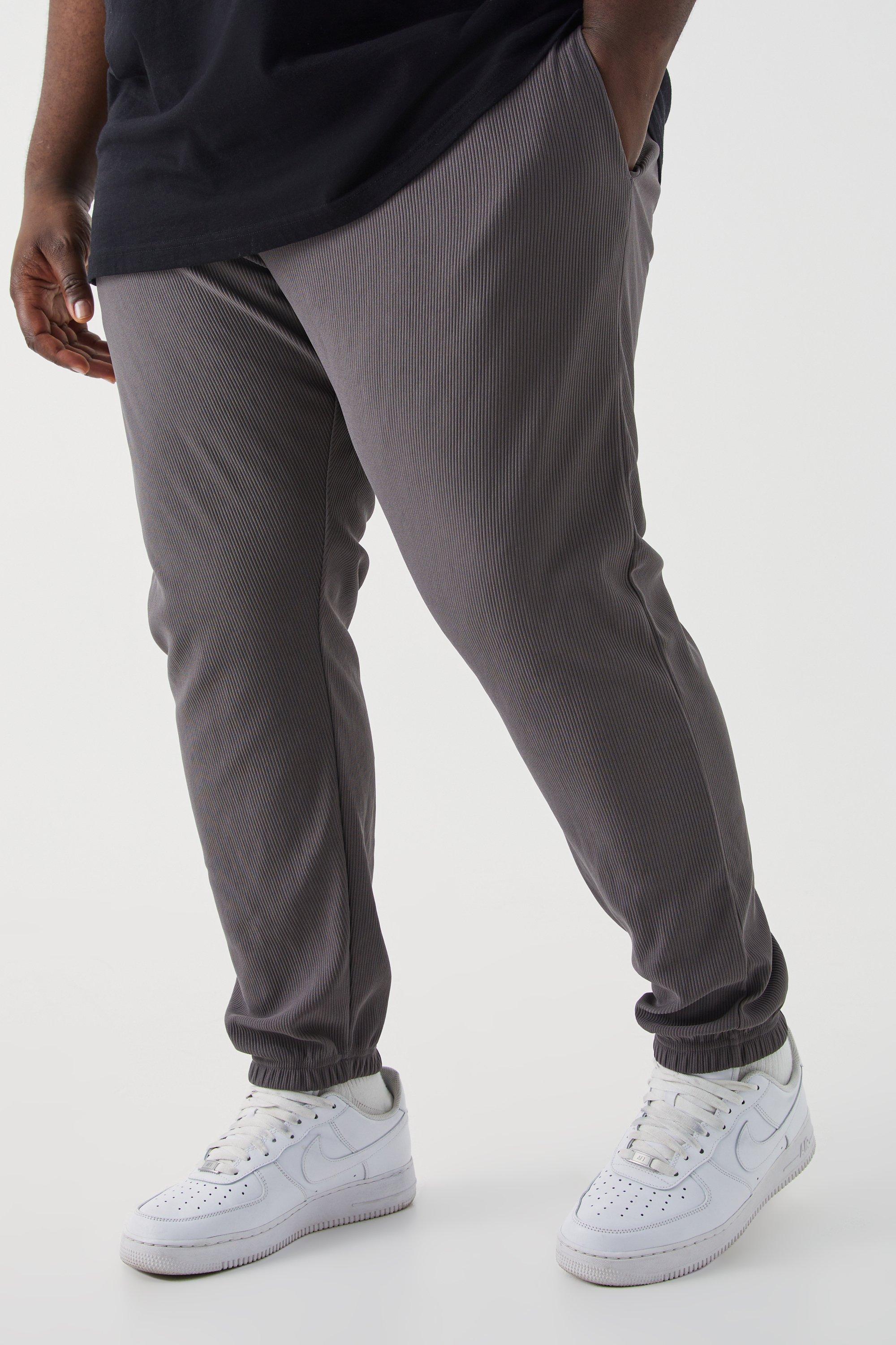 Plus Slim Tapered Cropped Bonded Scuba Jogger