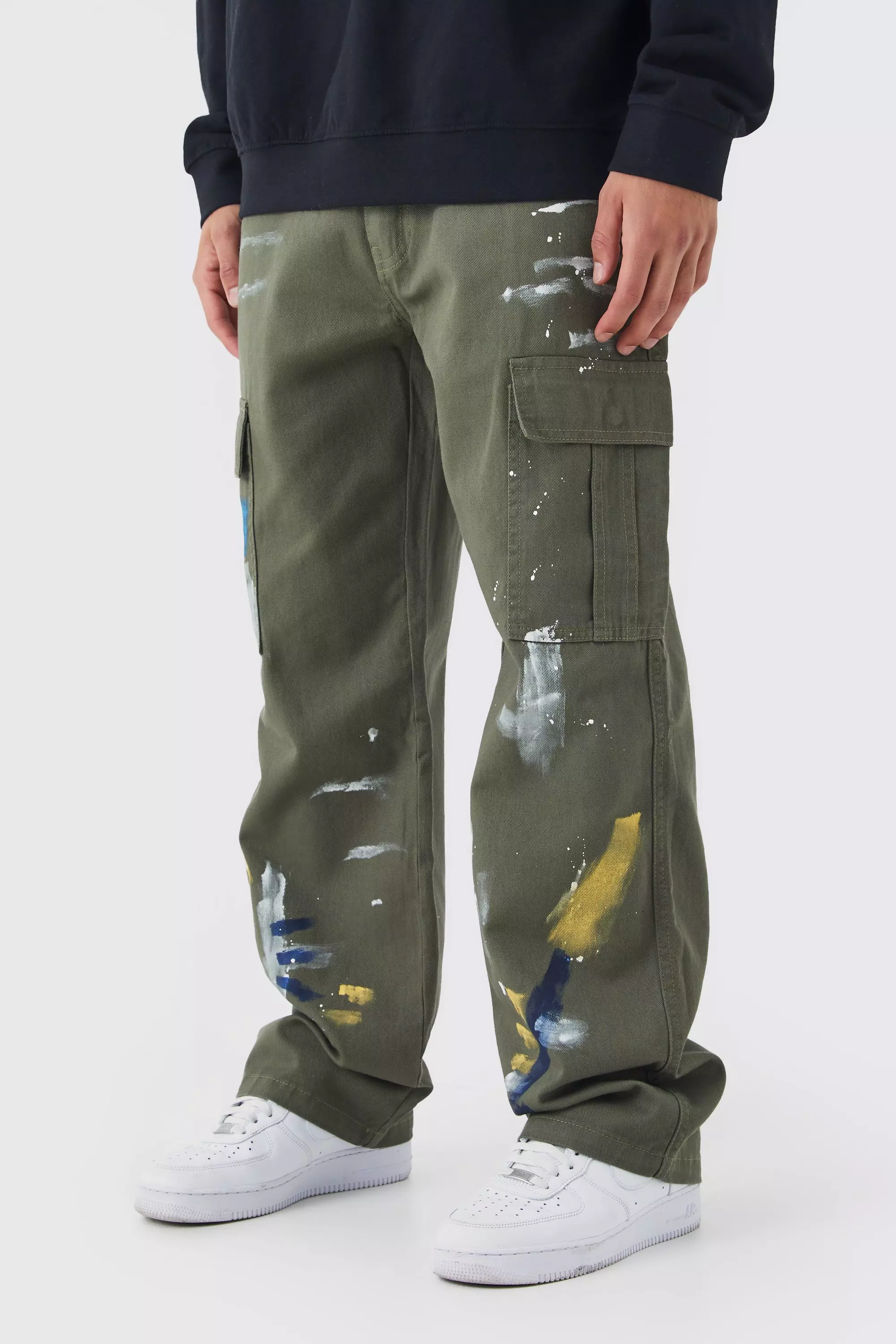 Paint fashion splatter pants