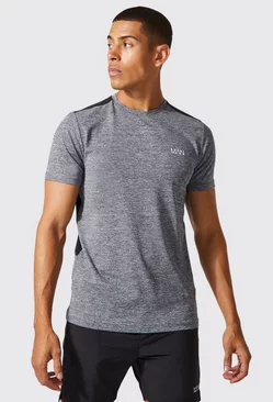 Grey Man Active Mesh Panel Performance T-shirt