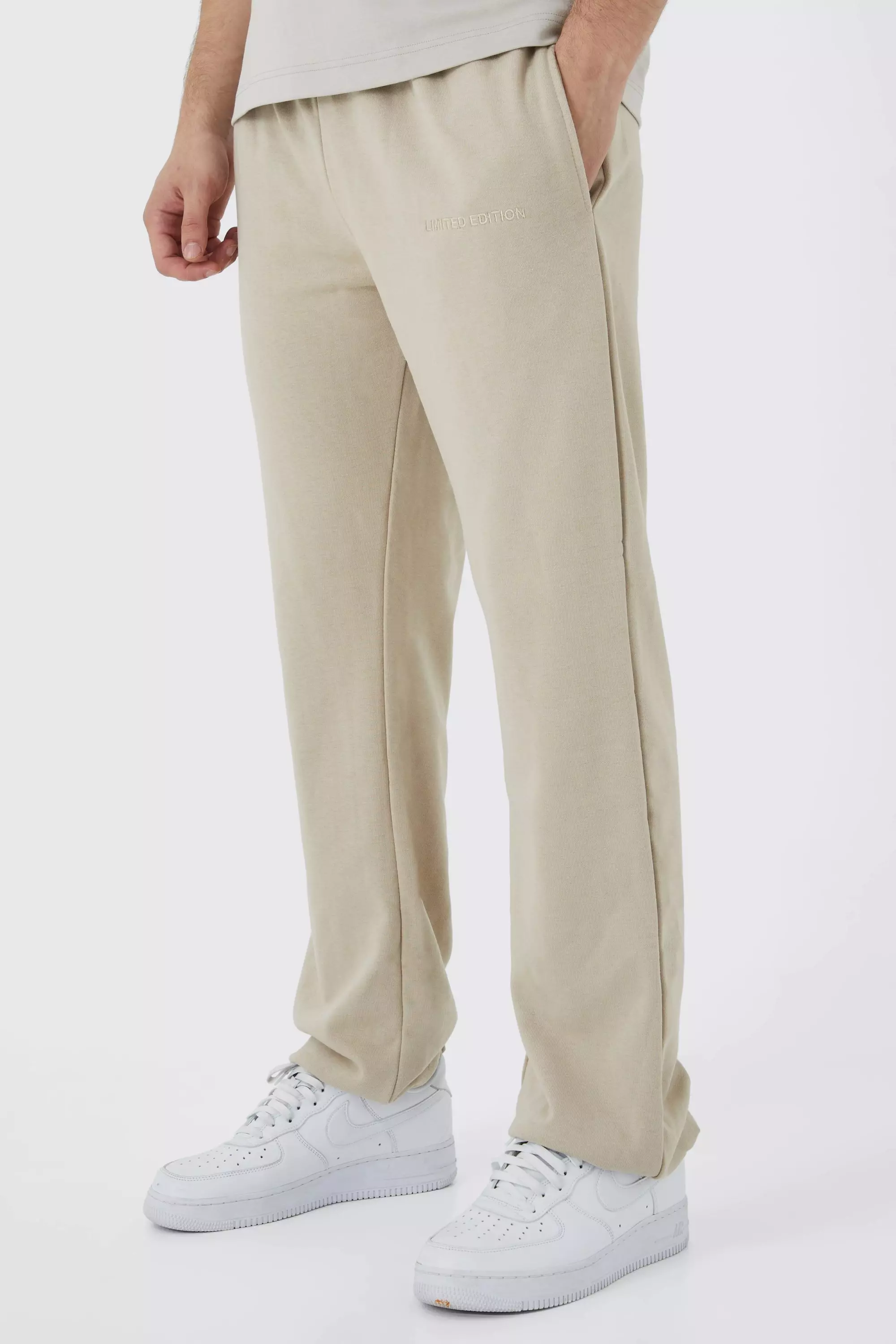 Tall Regular Fit Loopback Sweatpants Stone